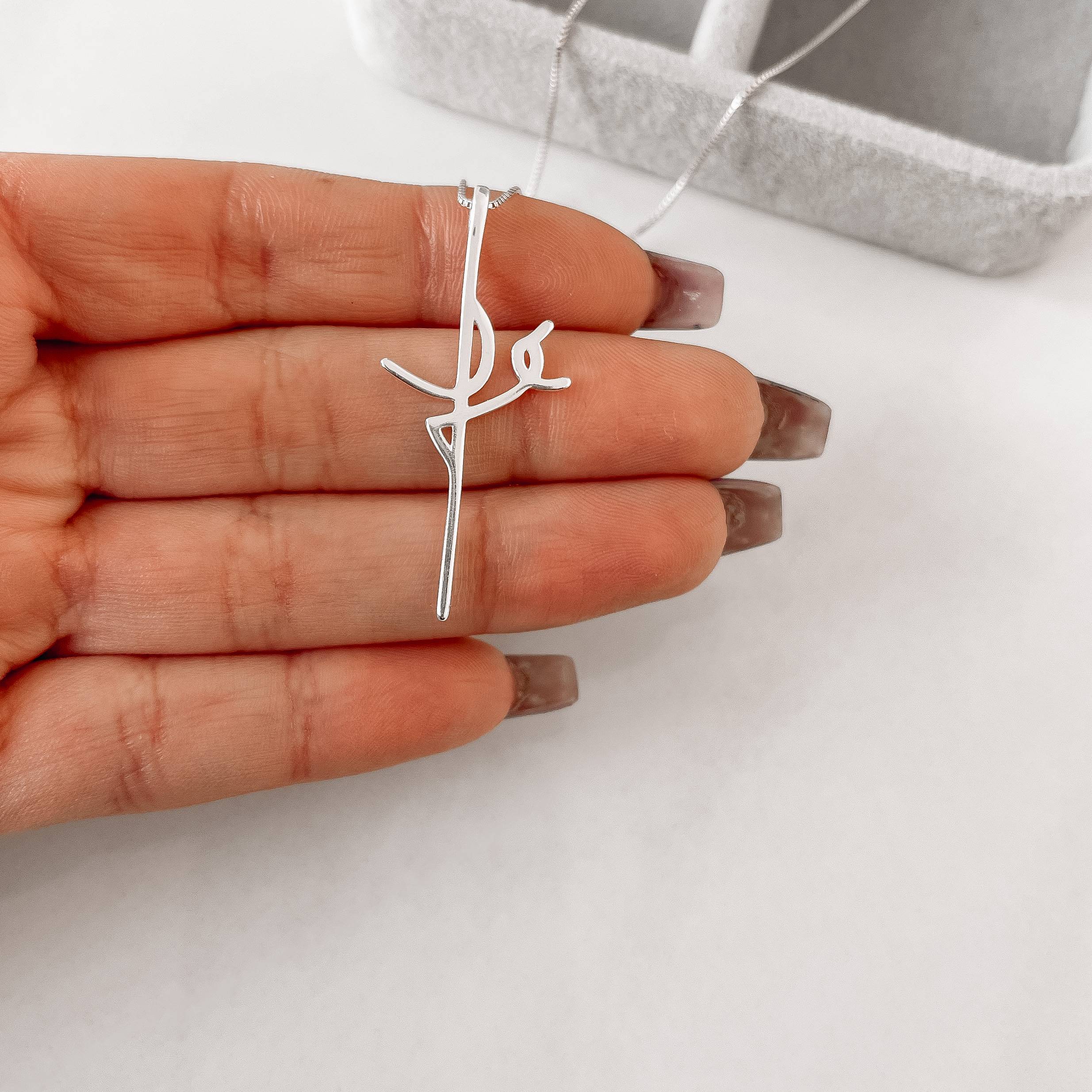 Imagem Colar fé 40mm 45cm