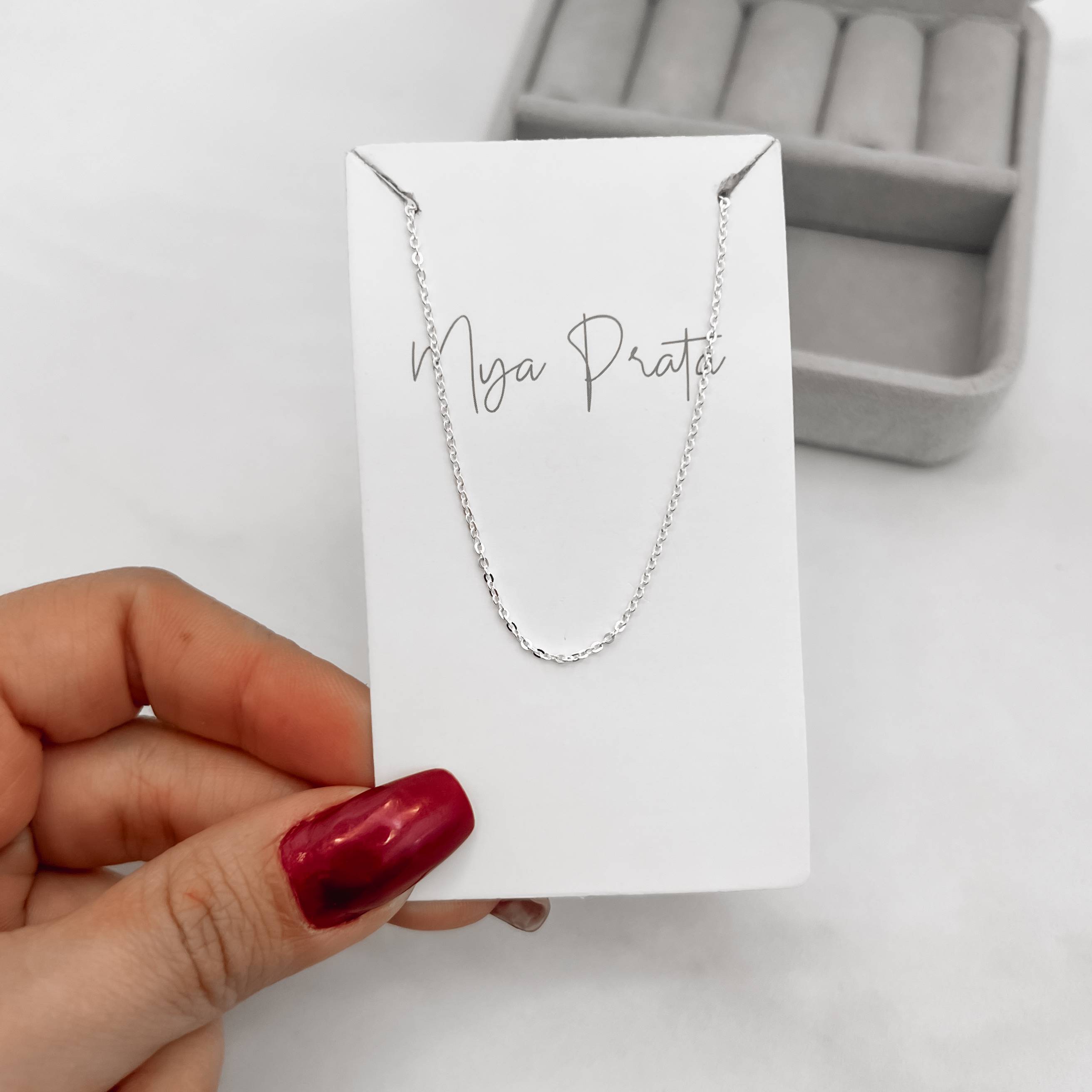 Imagem Secundária Corrente cadeadinho 1.0 45cm