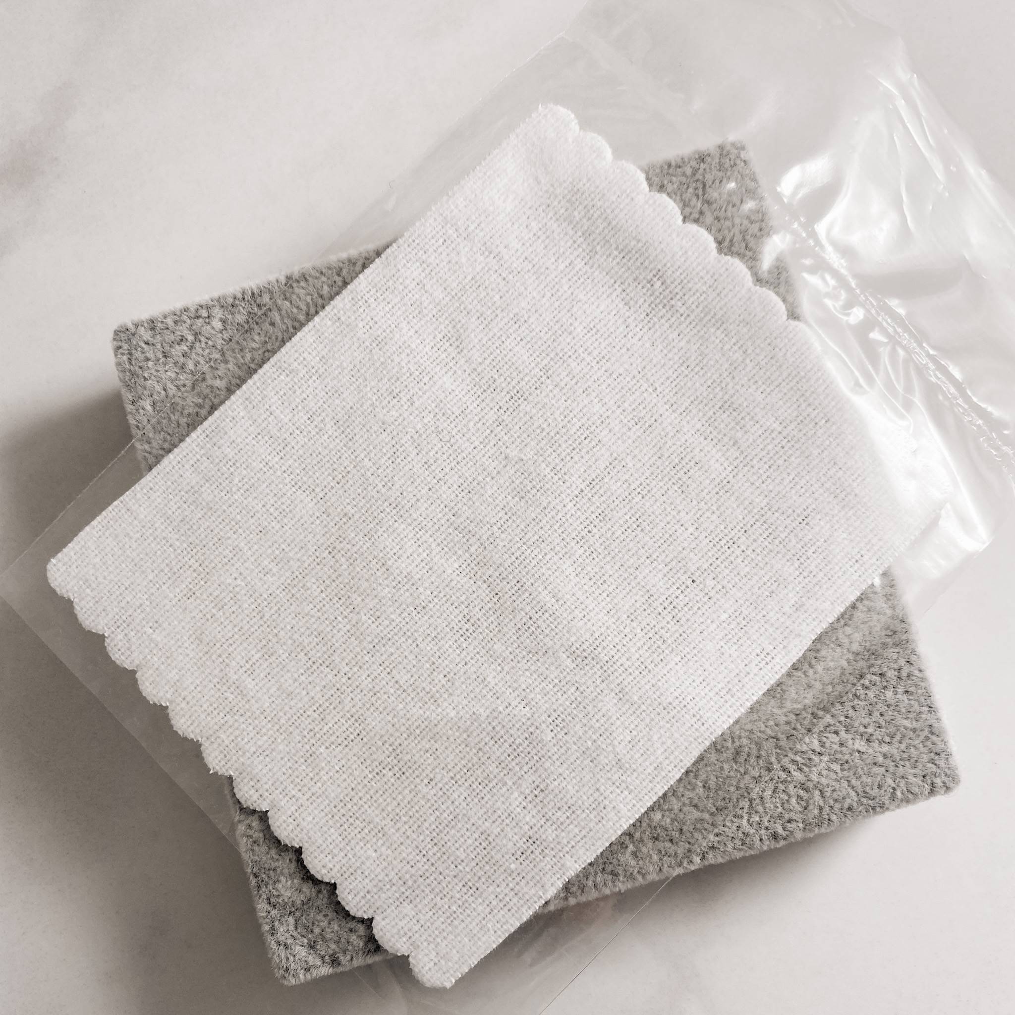 Imagem Flanela limpa pratas branca 10x8cm