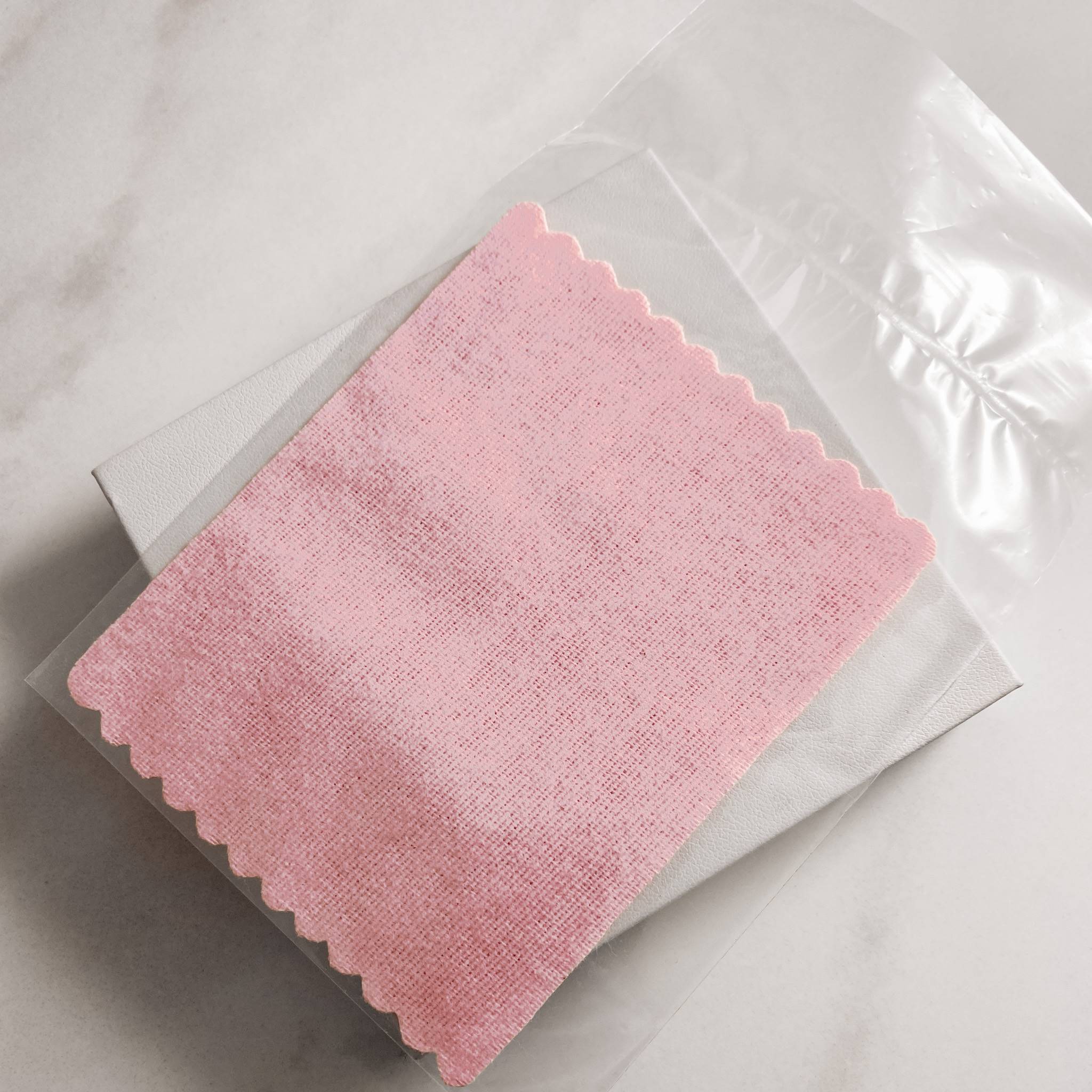 Imagem Flanela limpa pratas rosa 10x8cm