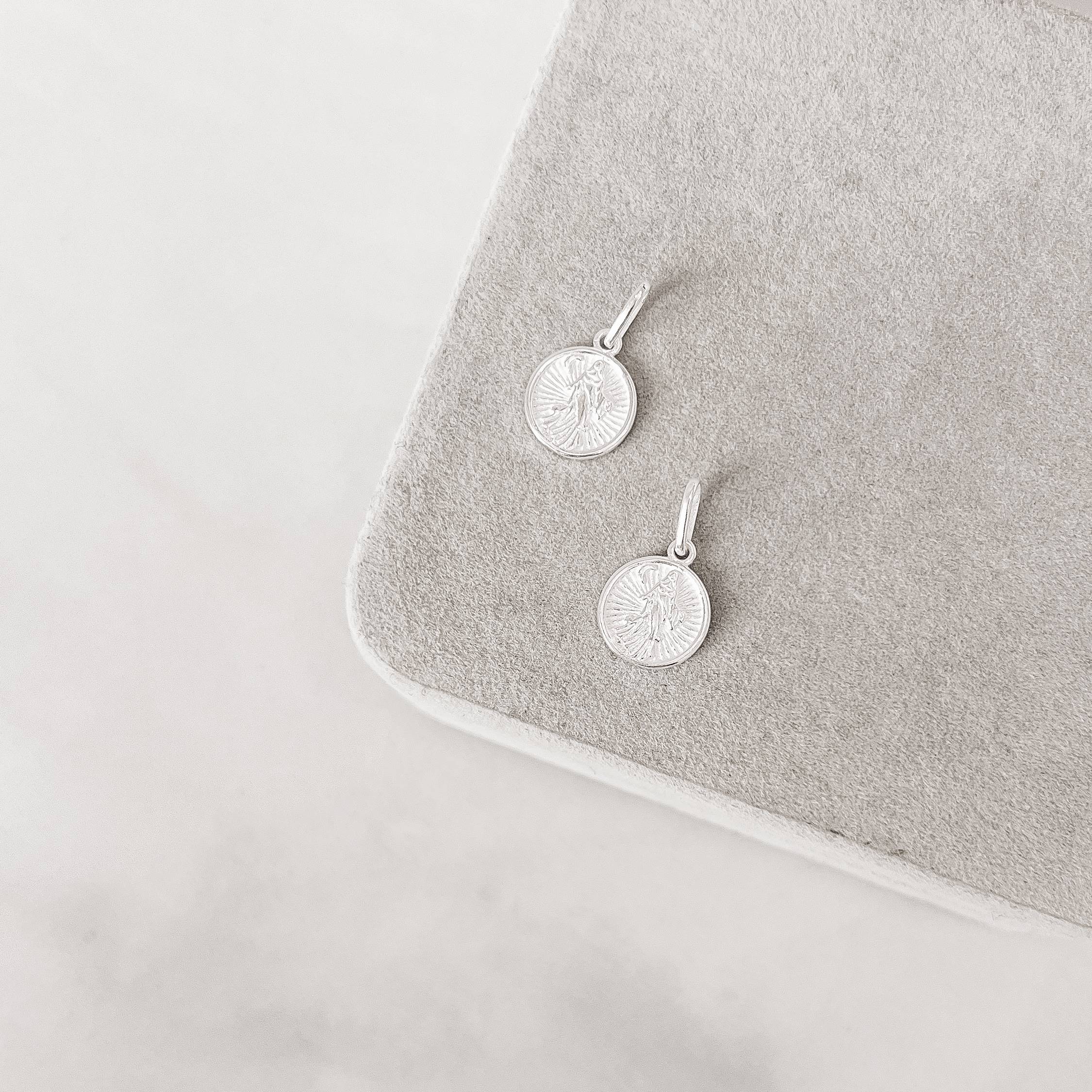 Imagem Secundária Pingente medalha Iemanjá 11mm