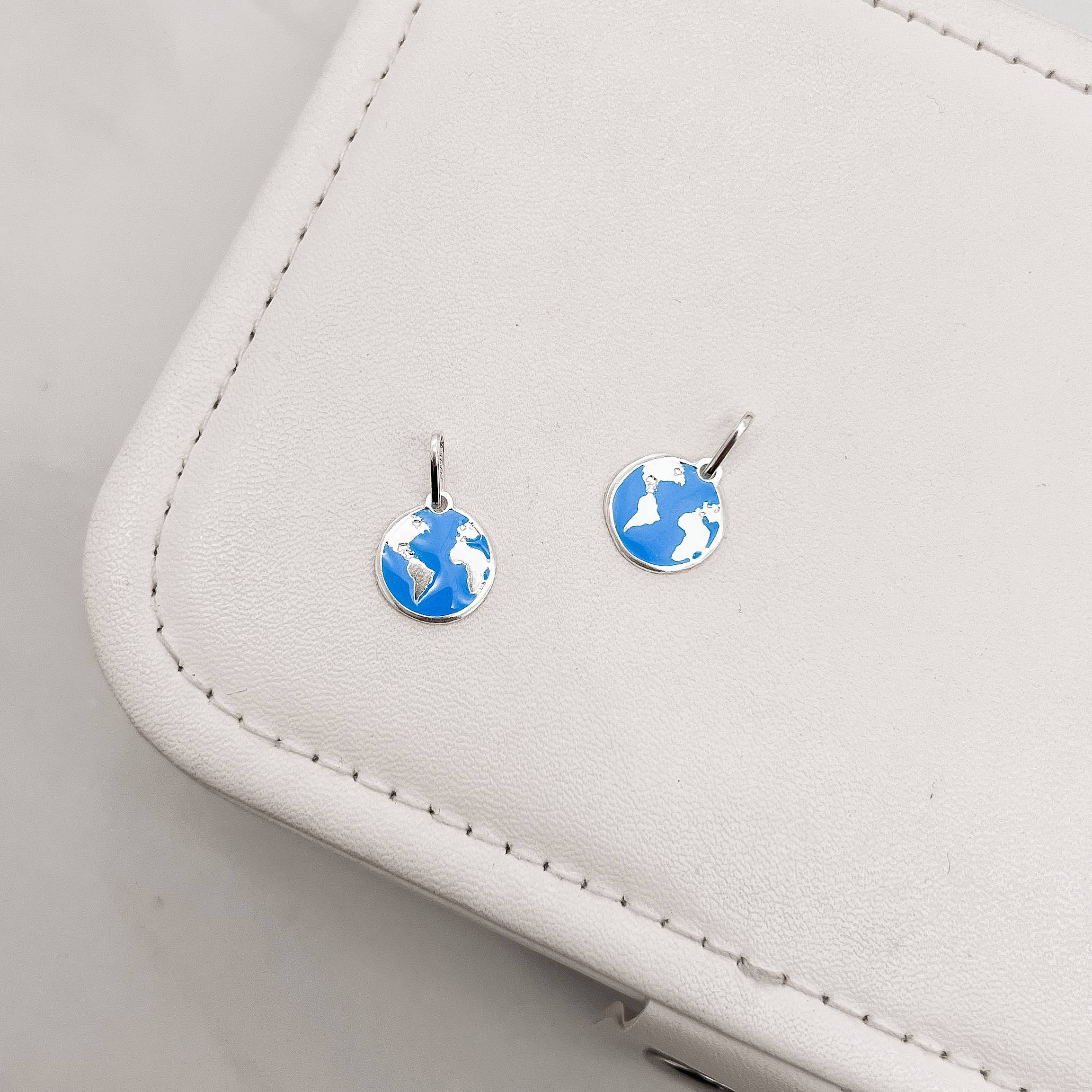 Imagem Pingente planeta Terra 12mm resina