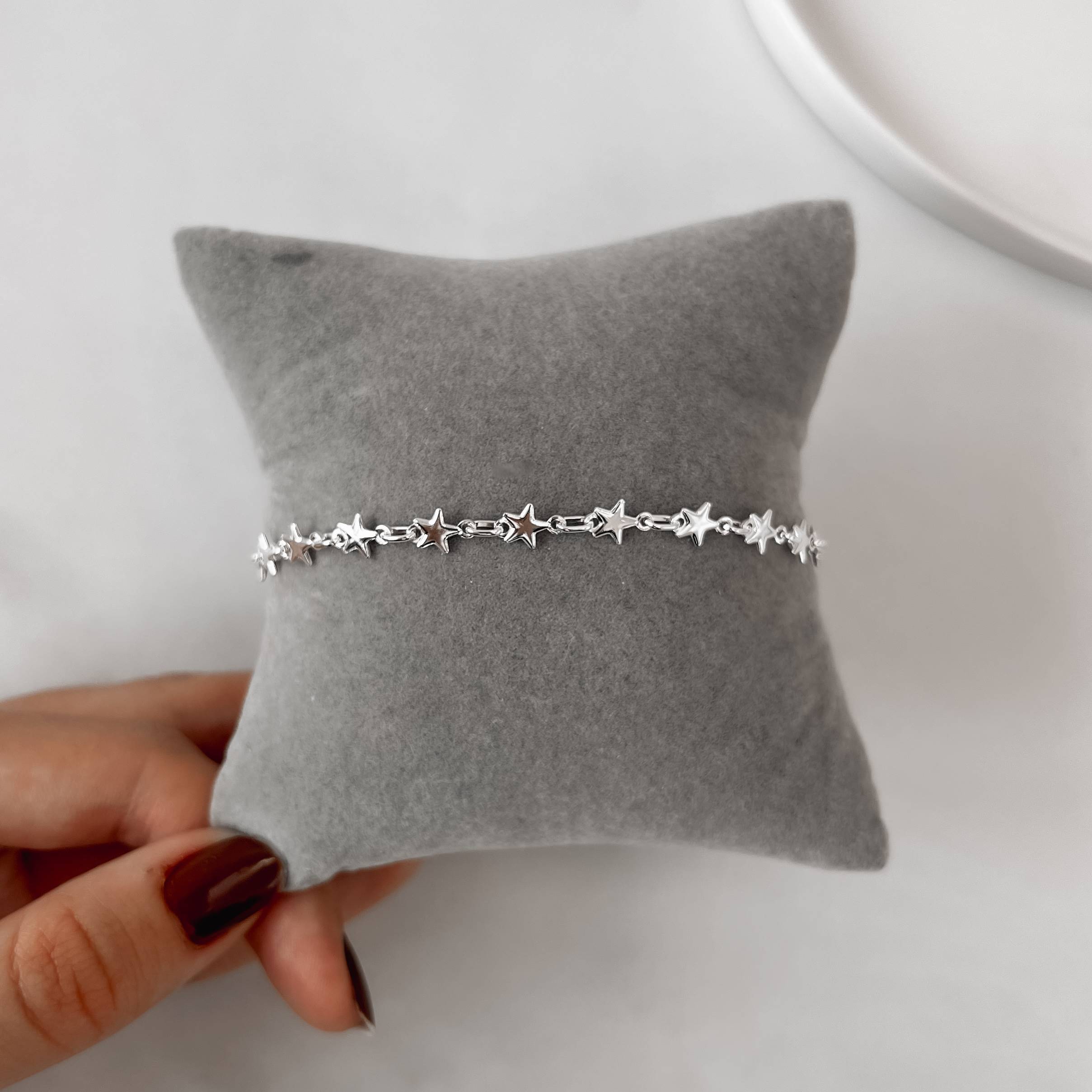 Imagem Pulseira entremeios estrela 6mm