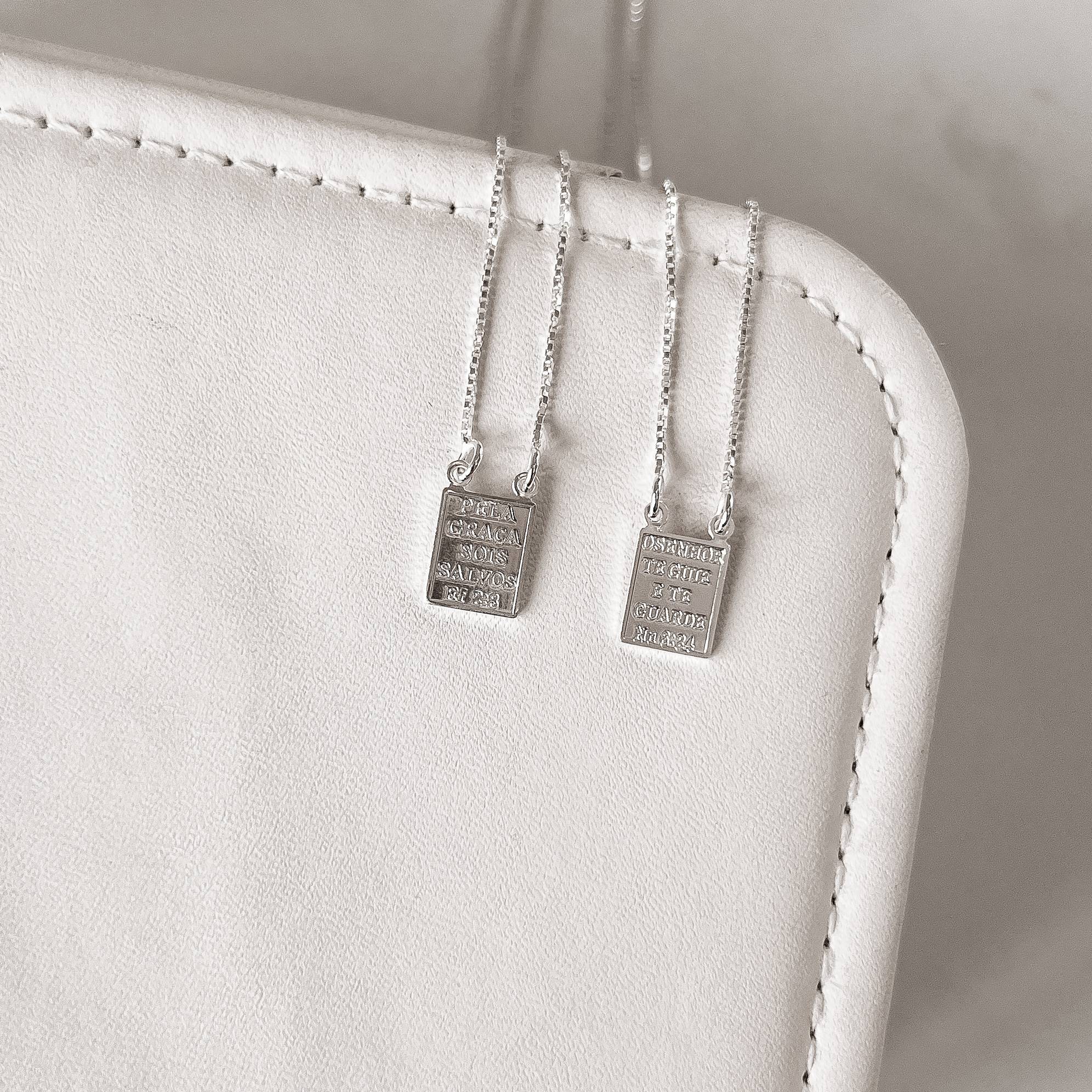 Imagem Secundária Escapulário medalha Salmos v15 60cm