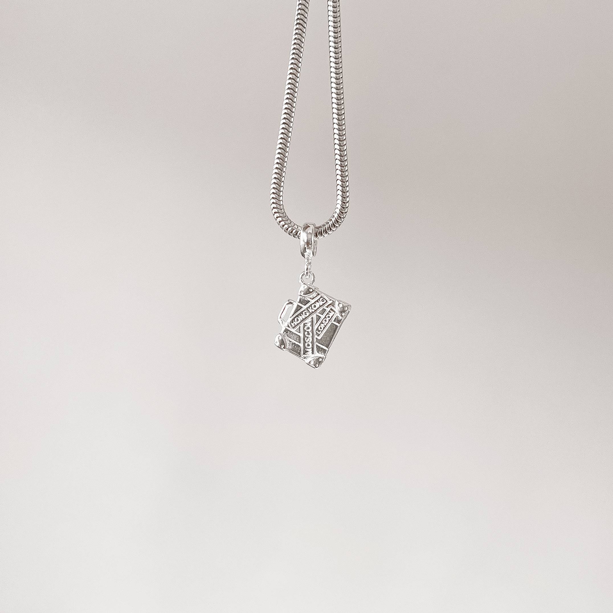 Imagem Secundária Berloque pingente mala de viagem 13mm