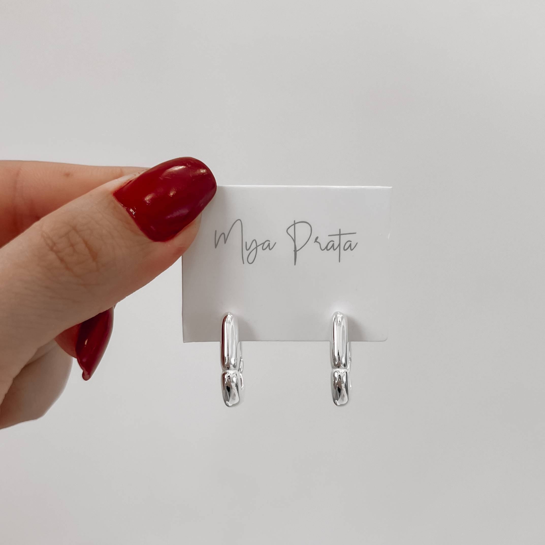 Argola click oval 18mm