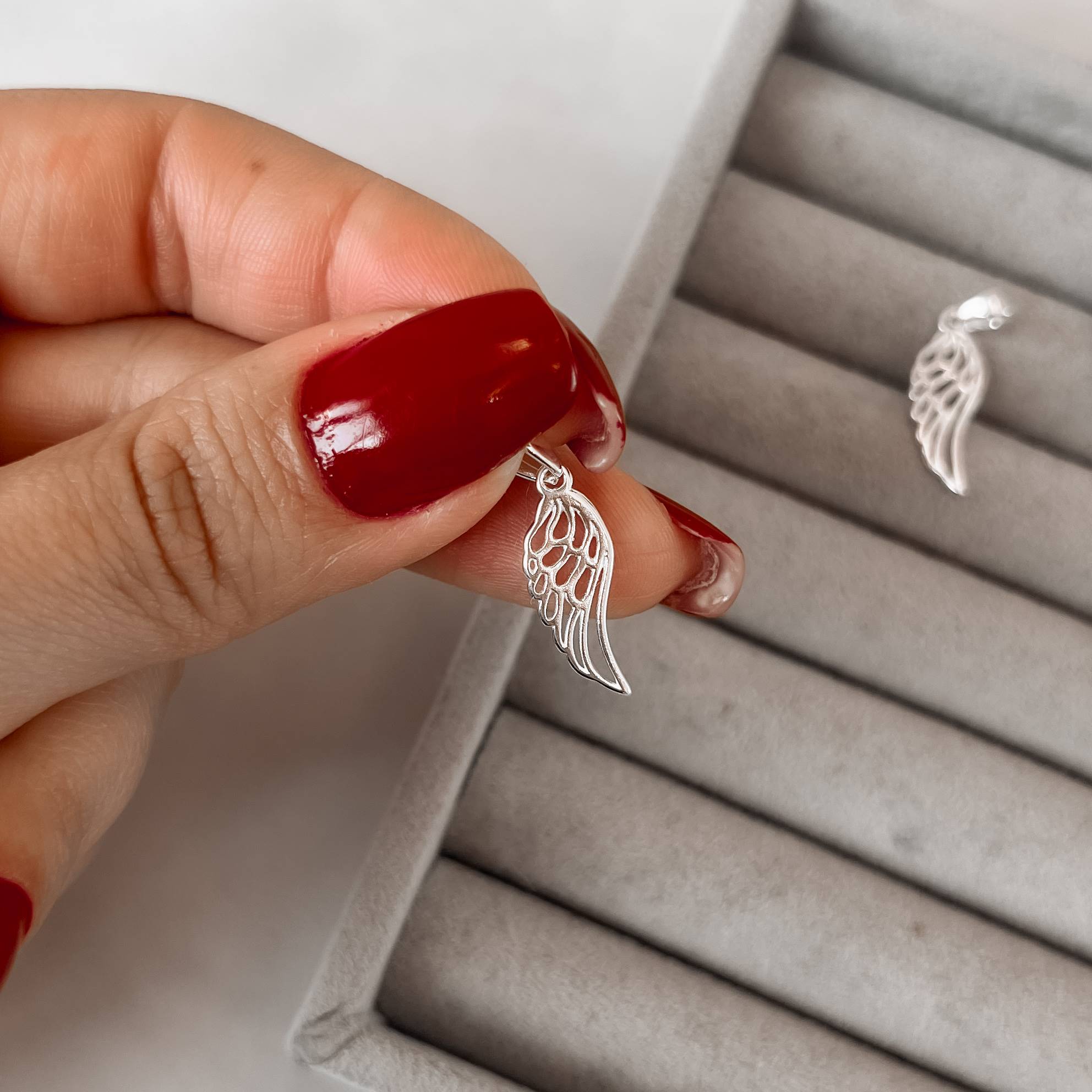 Imagem Secundária Pingente asa 16mm