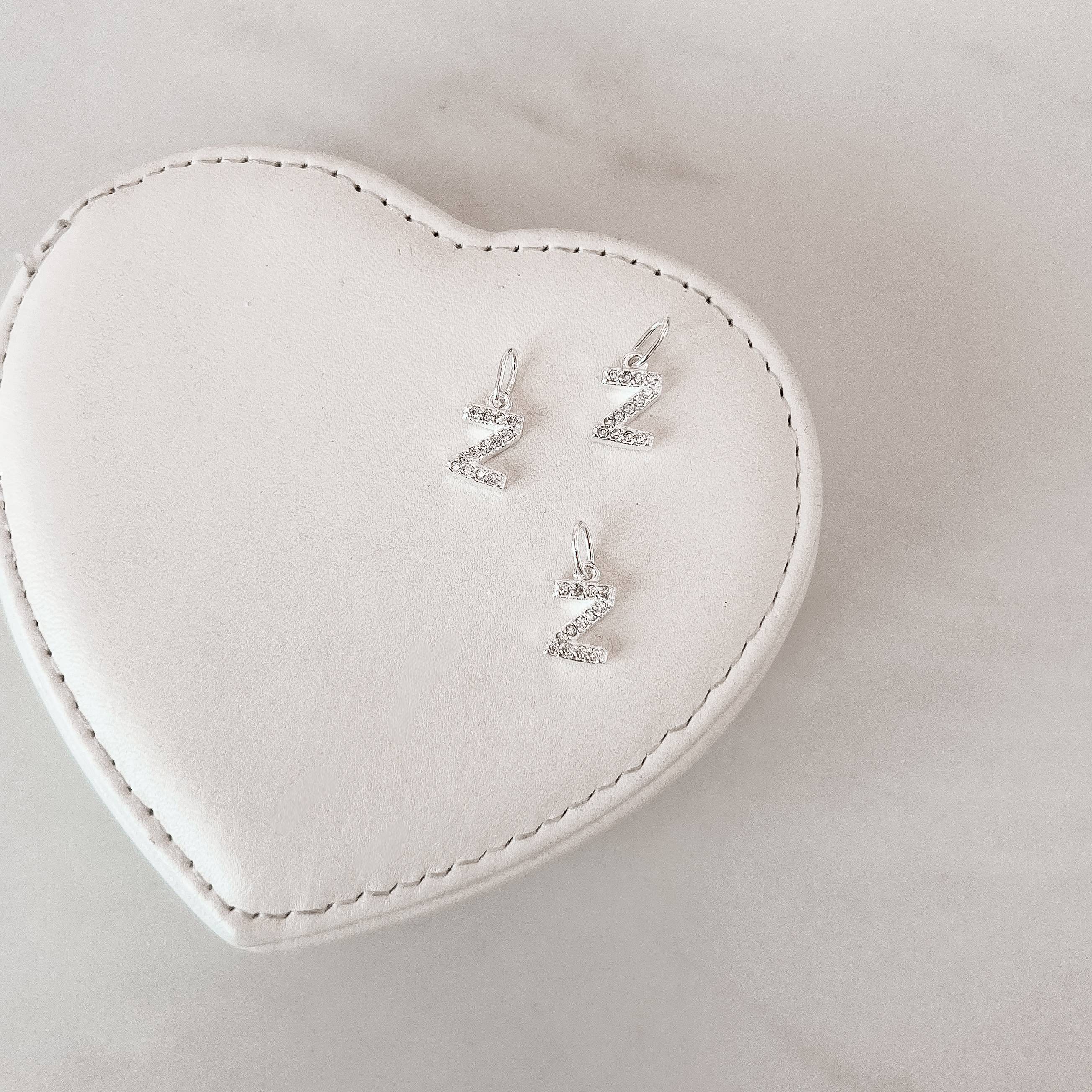 Imagem Secundária Pingente letra Z cravejada 9mm