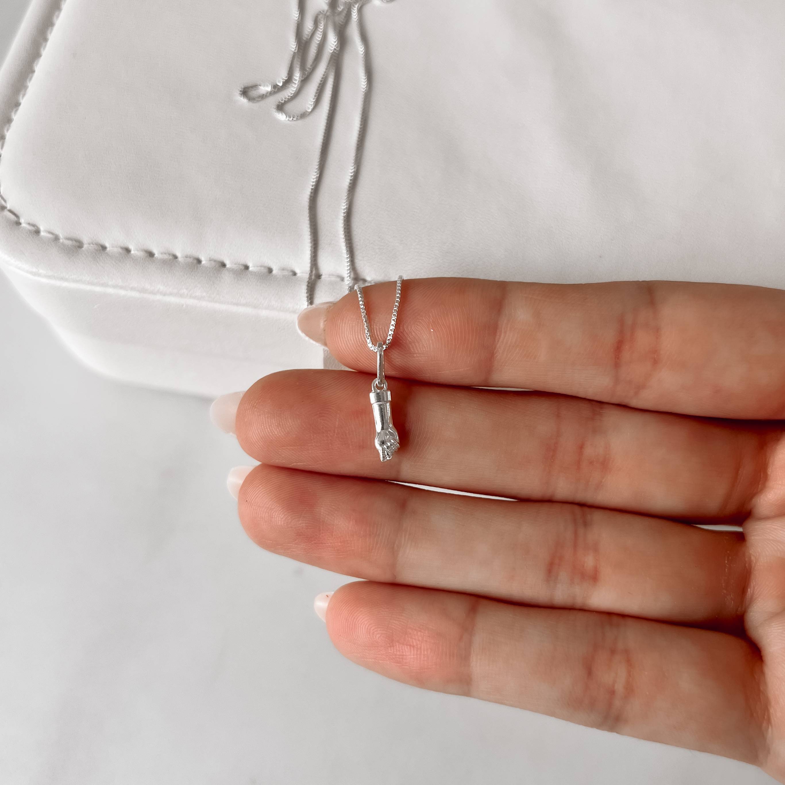 Imagem Secundária Colar pingente figa 10mm 40cm