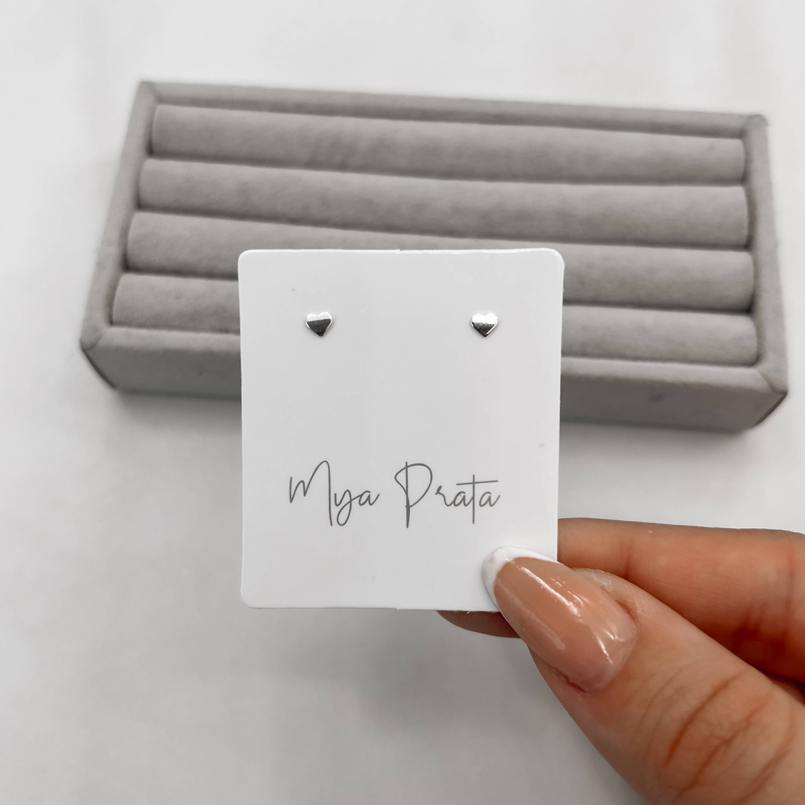 Imagem Brinco coração 3mm