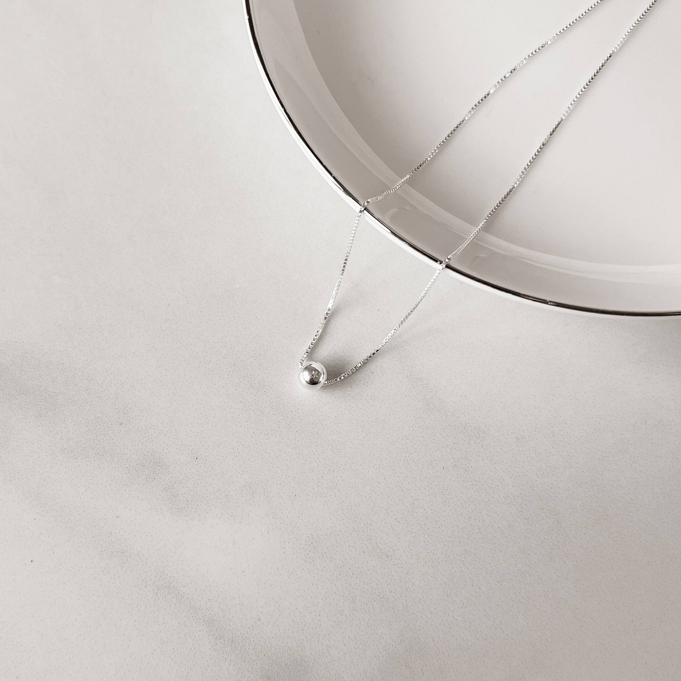 Imagem Colar bola 5mm 40cm com alongadora