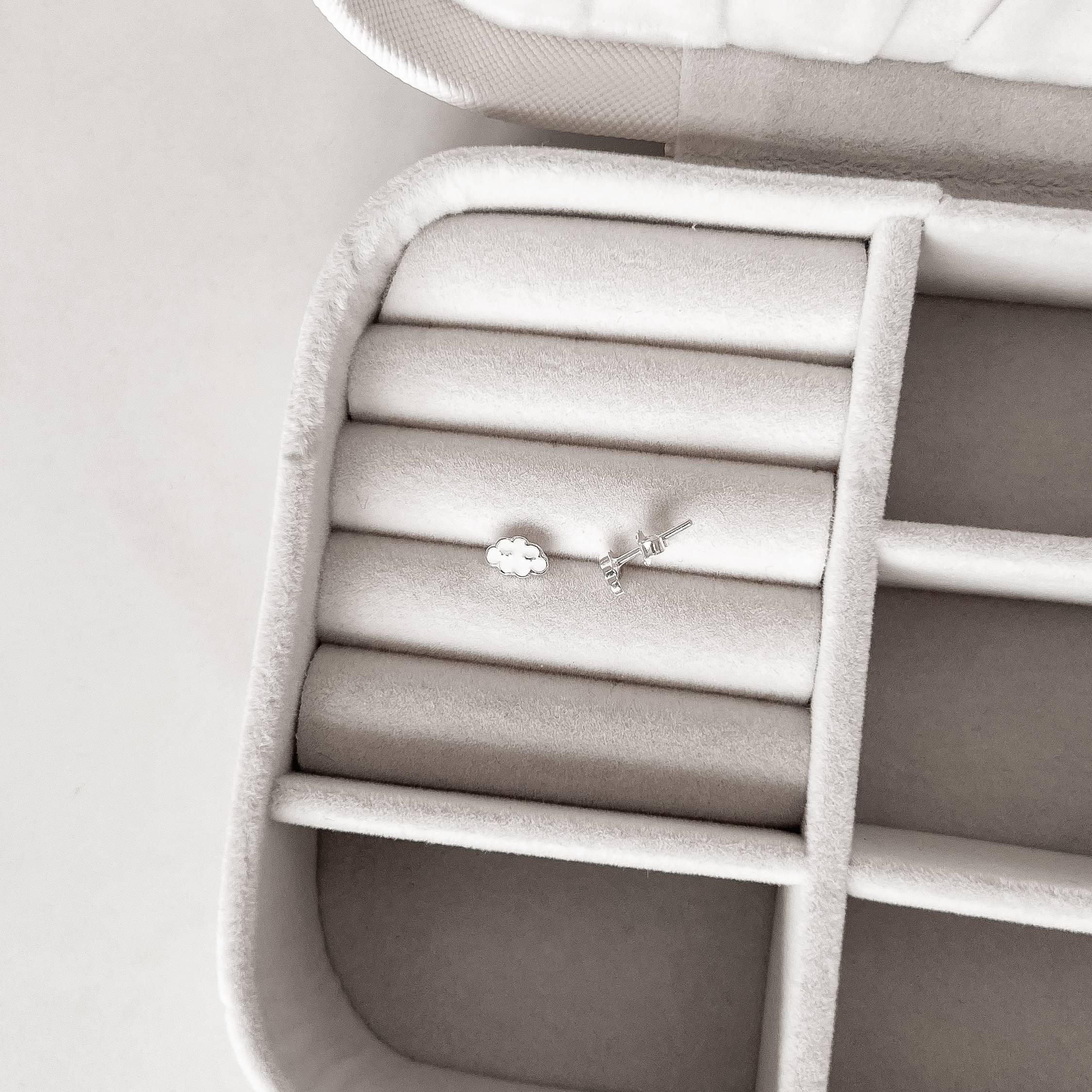 Brinco nuvem resina 7mm