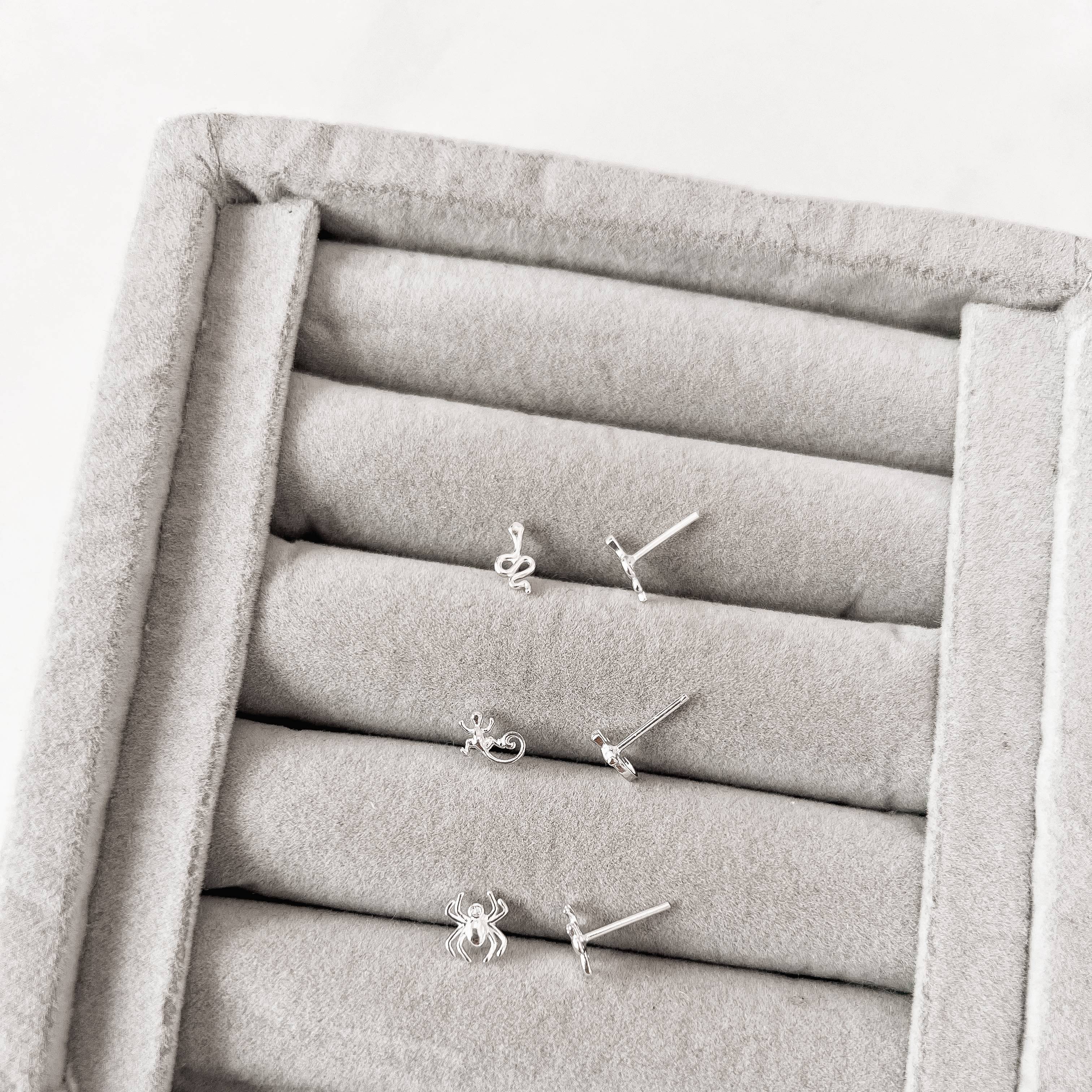 Imagem Secundária Trio cobra, lagarto e aranha