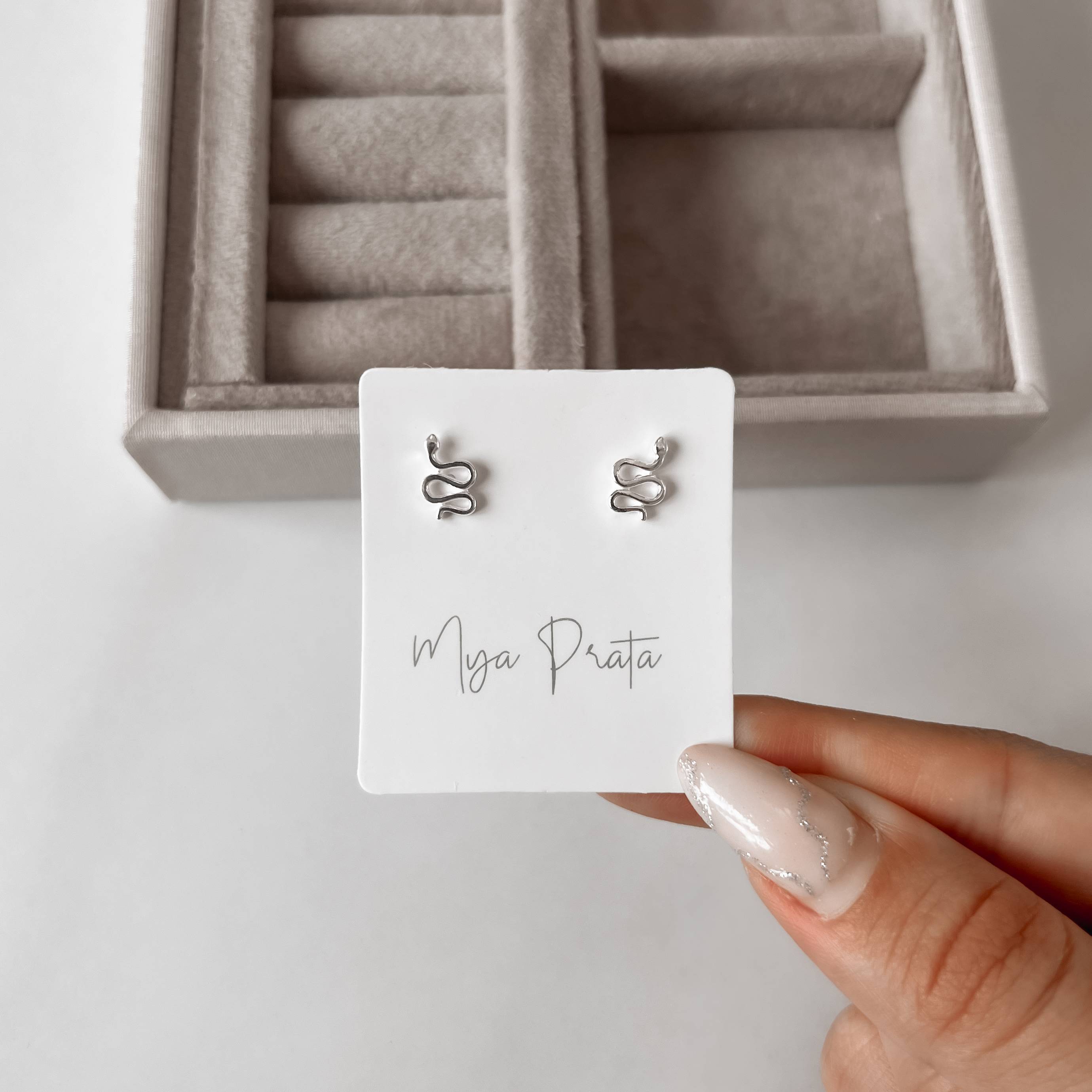 Brinco cobra lisa 9mm