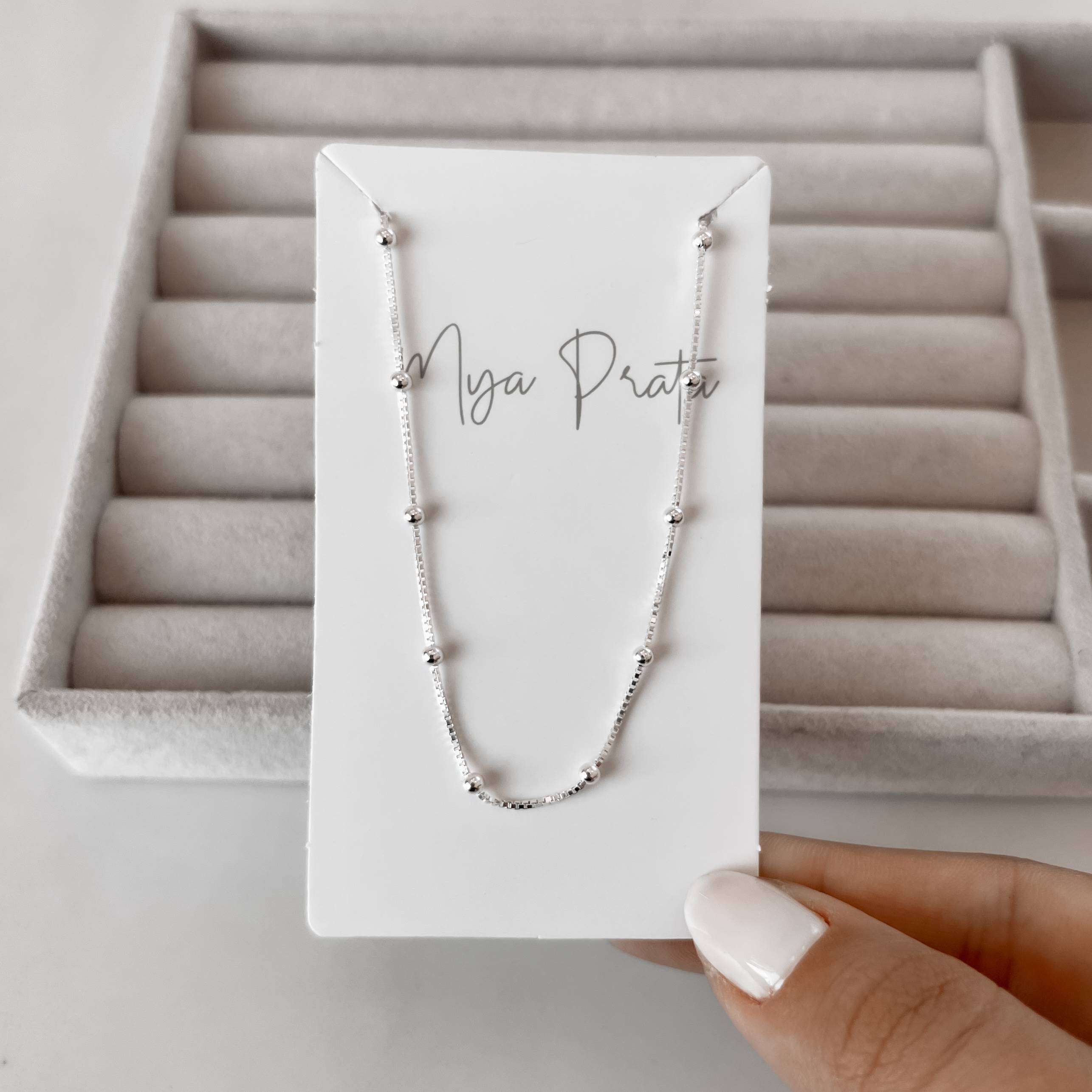 Corrente veneziana v15 com bolas 2.4 50cm