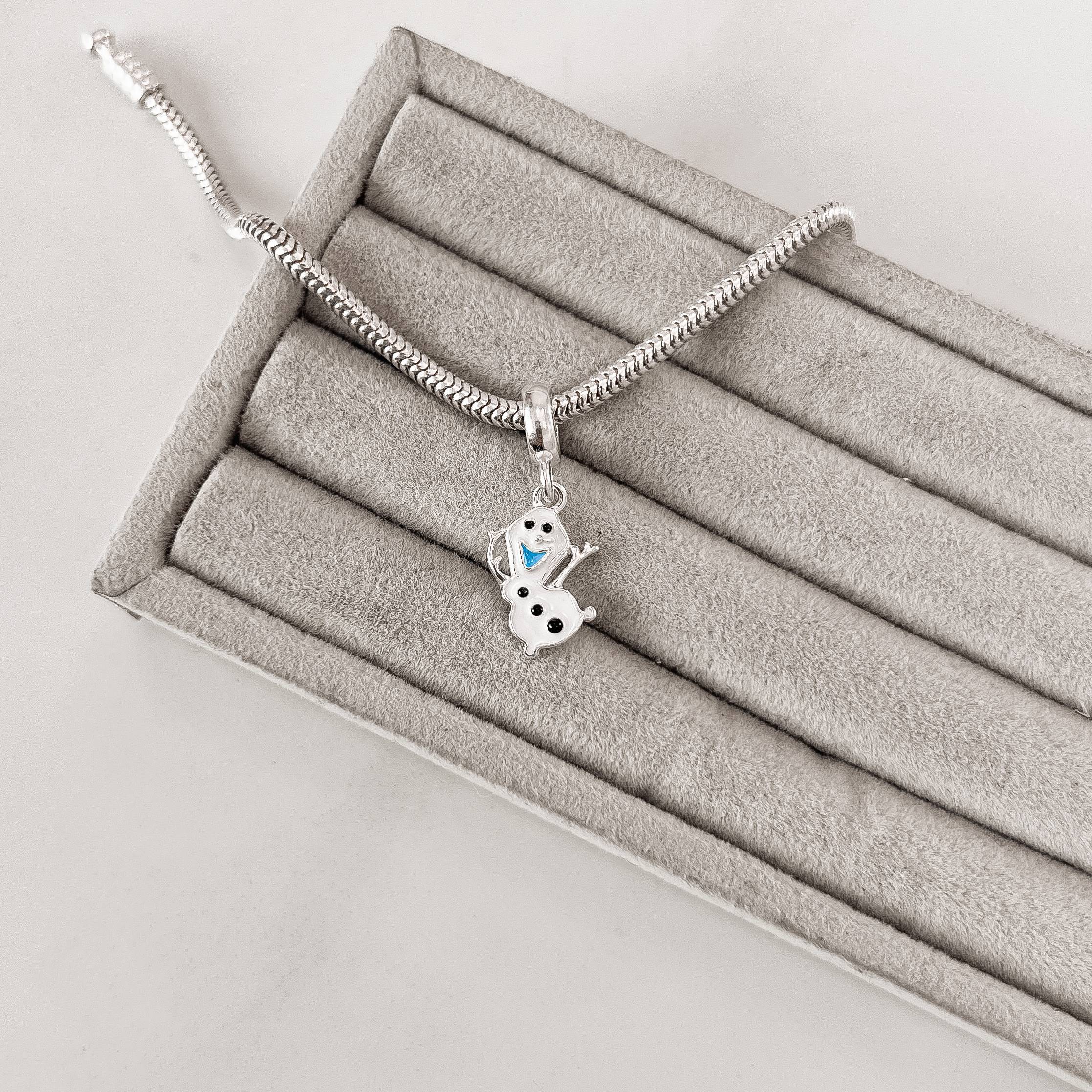 Imagem Berloque pingente Olaf 13mm resina