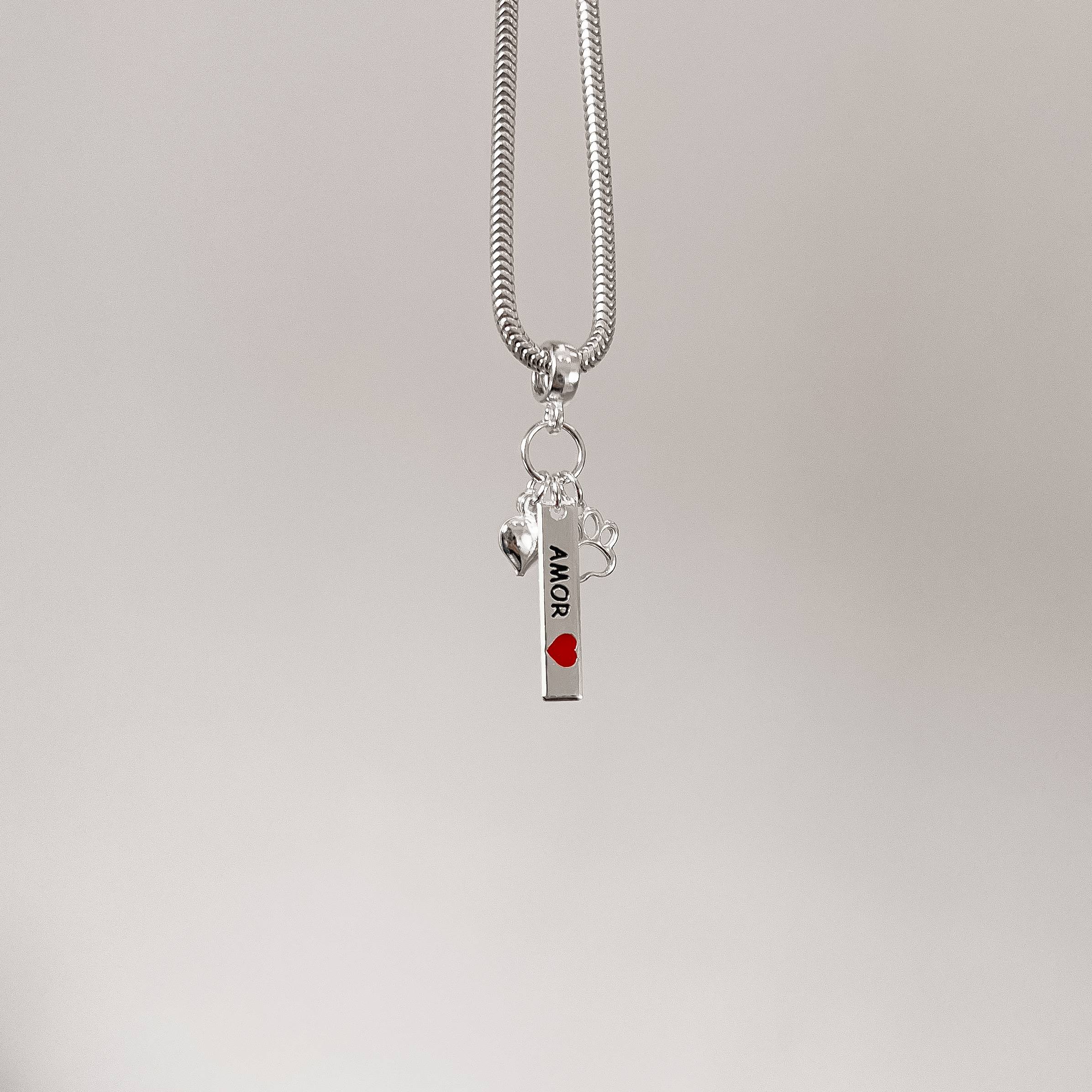 Imagem Berloque pingente patuá amor