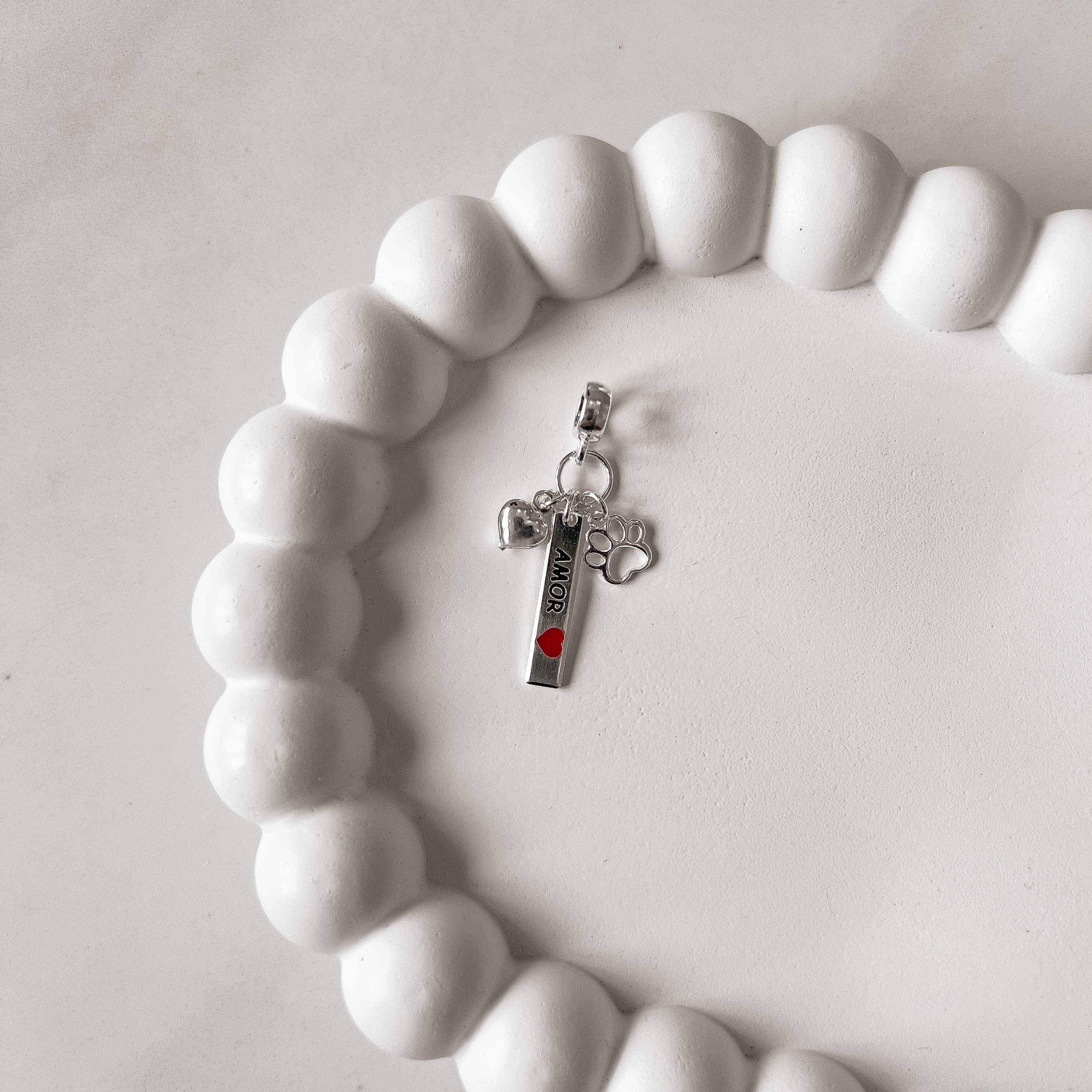 Imagem Secundária Berloque pingente patuá amor