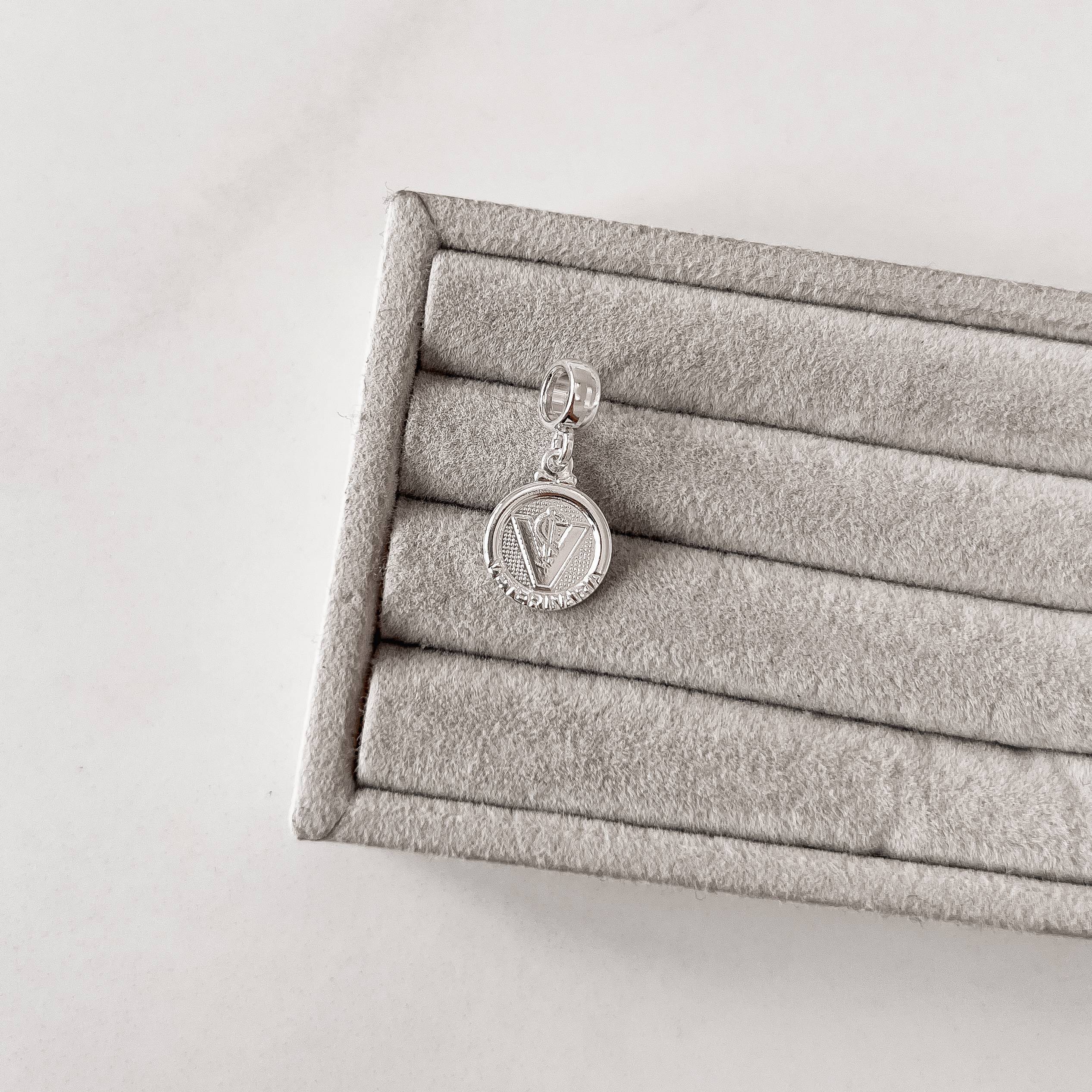 Imagem Secundária Berloque pingente medalha Veterinária 14mm