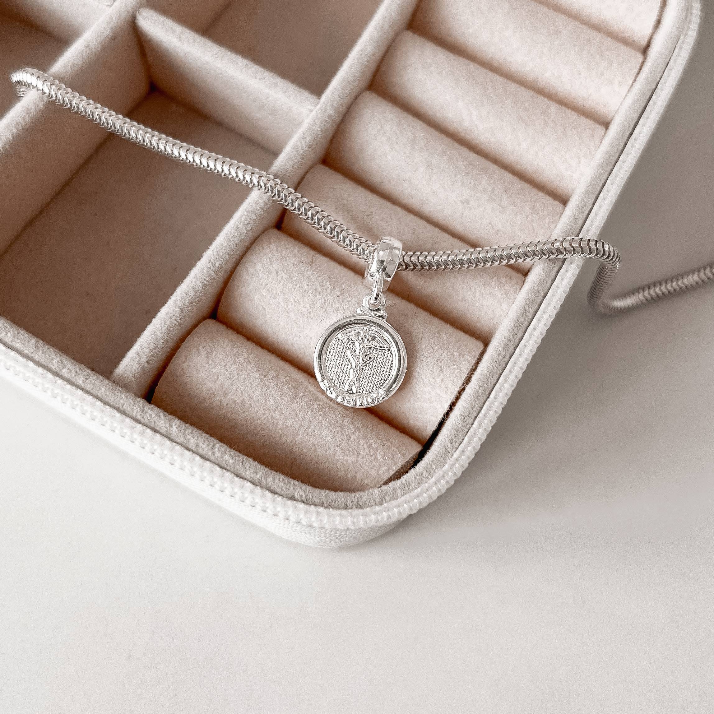 Imagem Secundária Berloque pingente medalha Estética 14mm