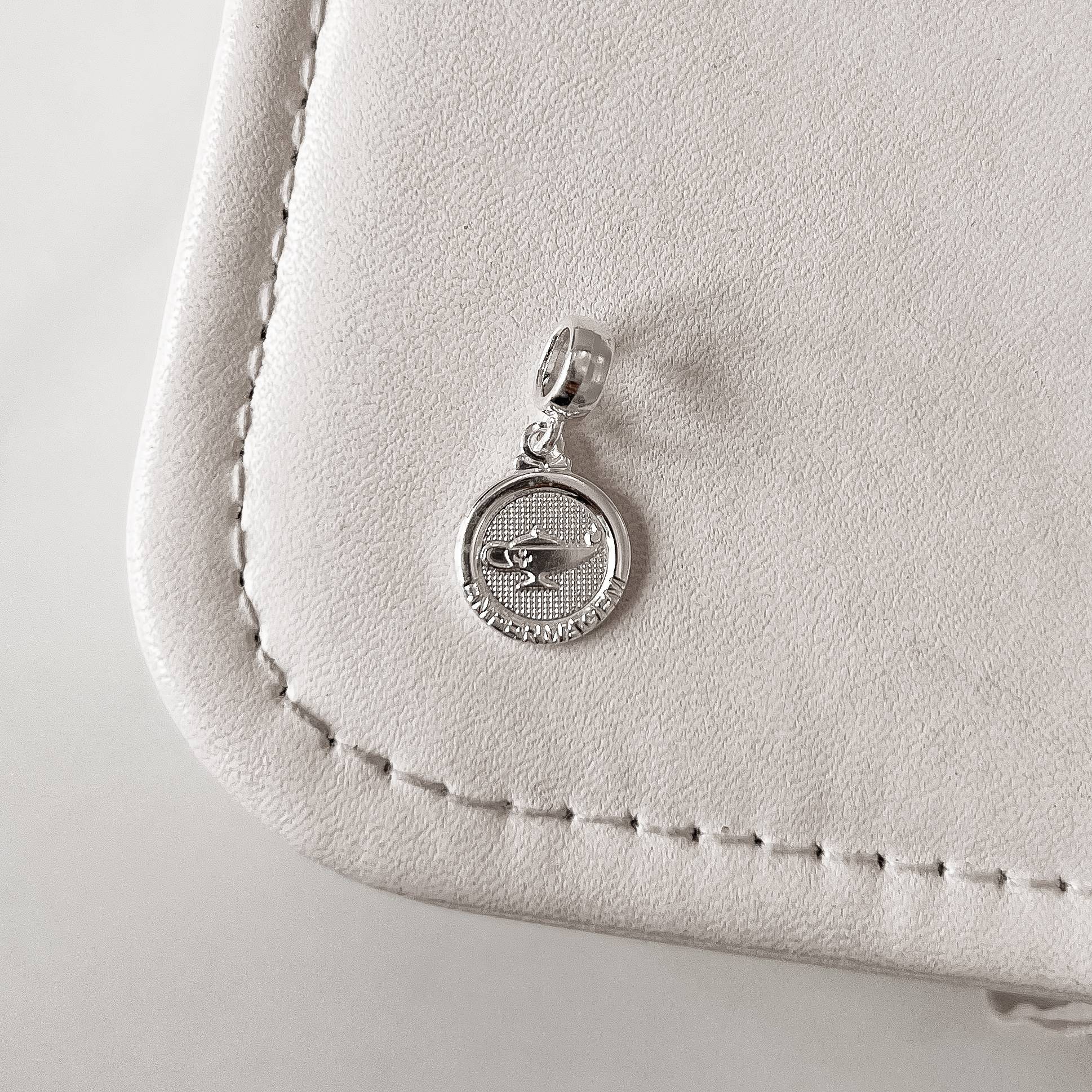 Imagem Secundária Berloque pingente medalha Enfermagem 14mm