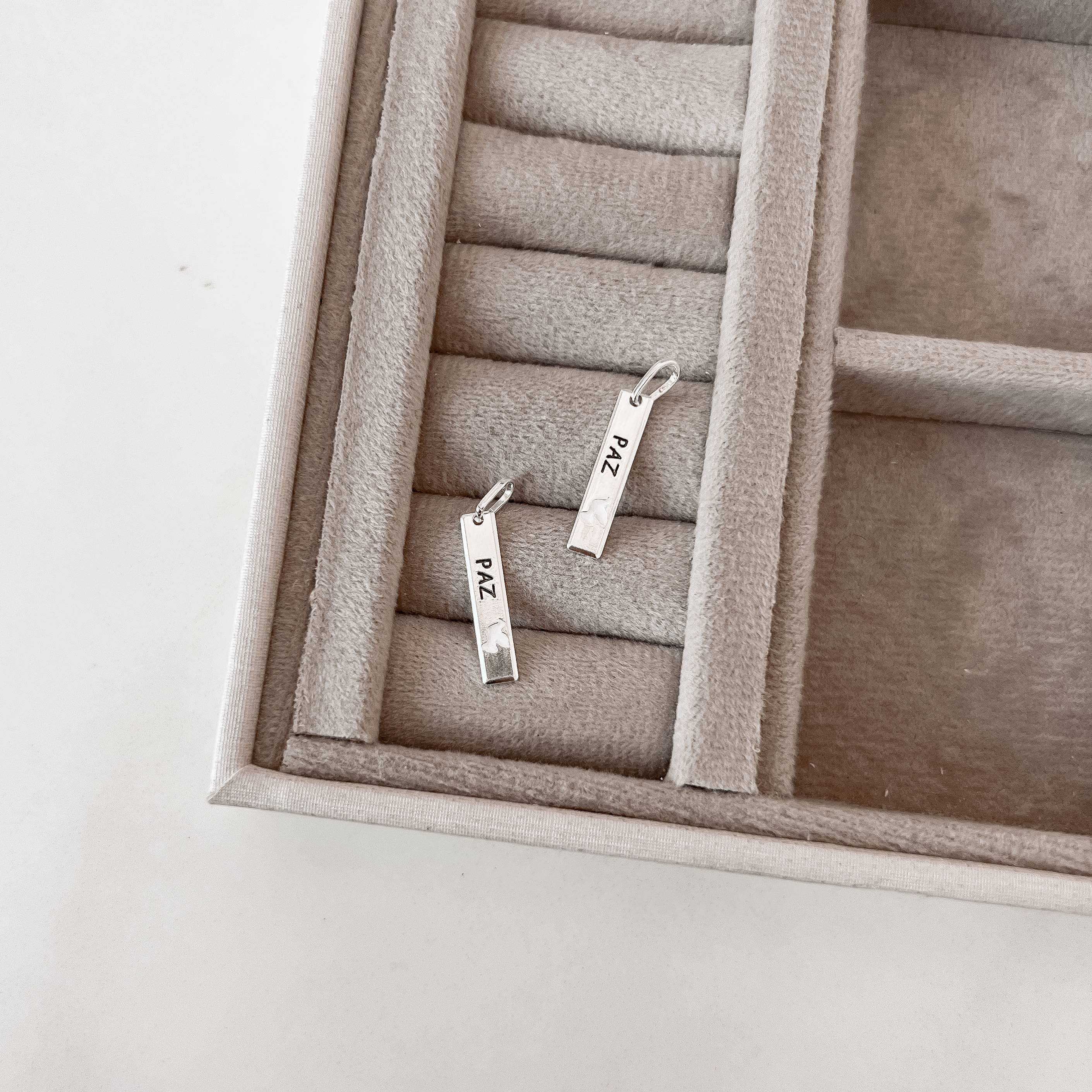 Imagem Secundária Pingente placa paz 20mm