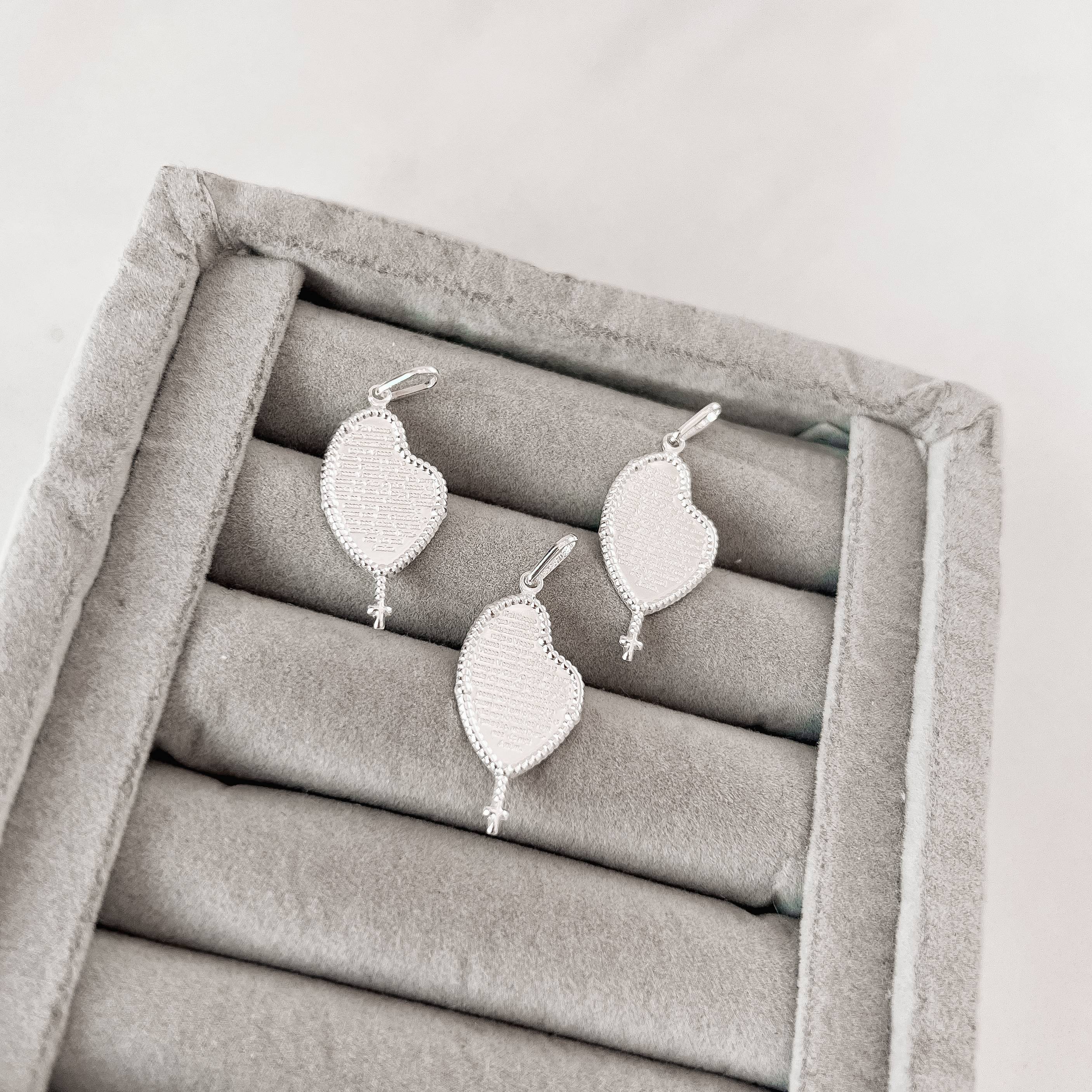 Imagem Secundária Pingente terço Pai Nosso 26mm