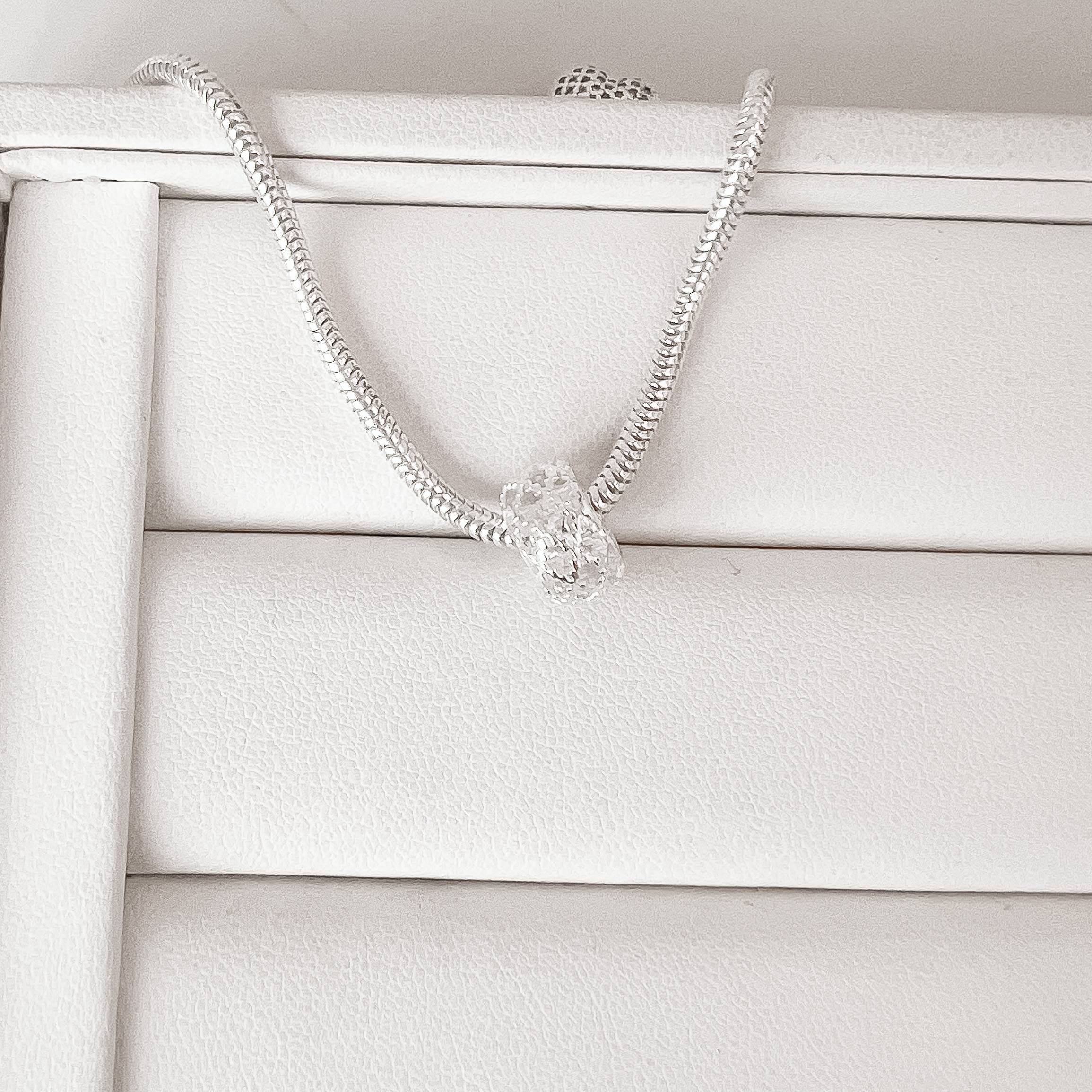 Berloque separador 3D detalhe losangos 11mm