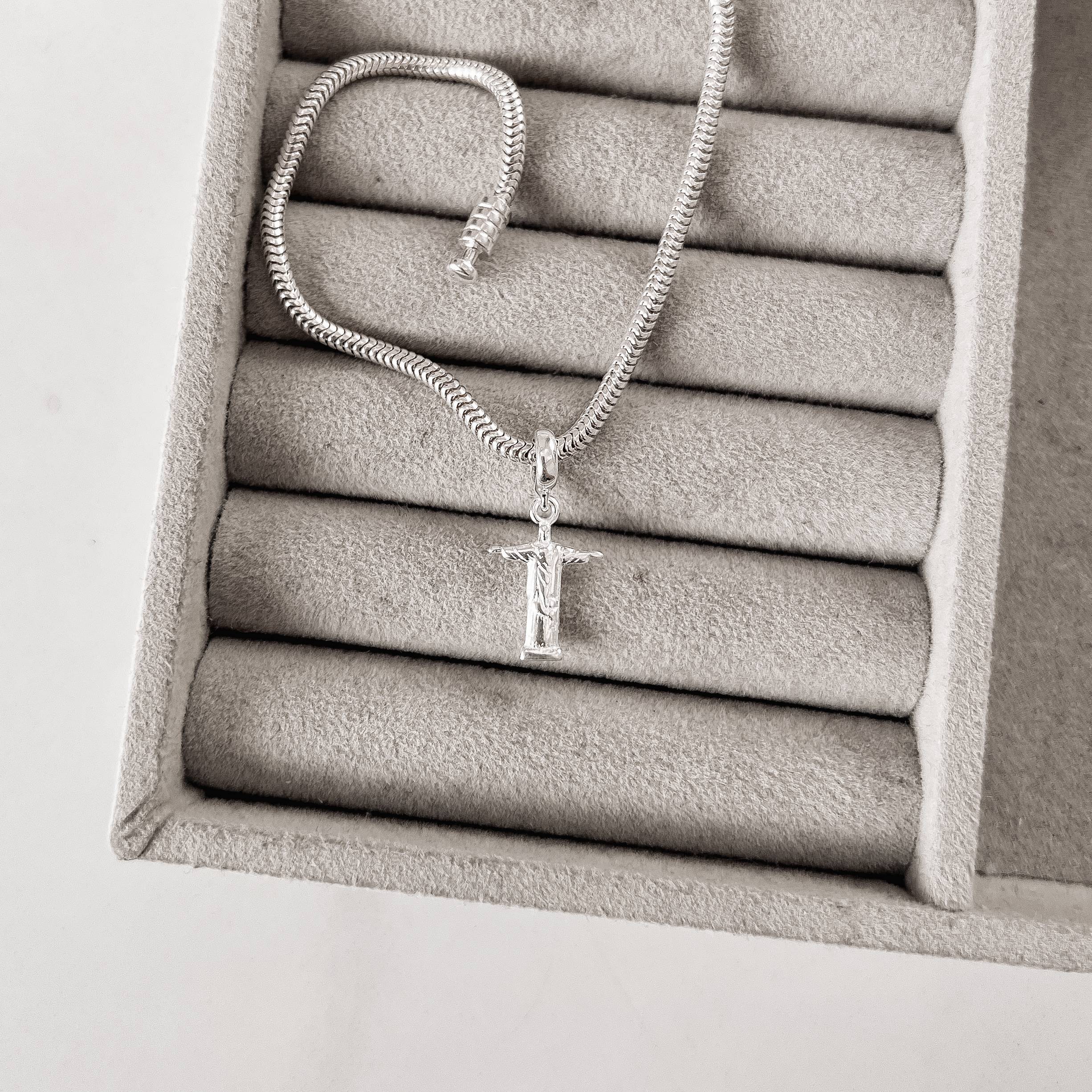 Imagem Secundária Berloque pingente Cristo 16mm