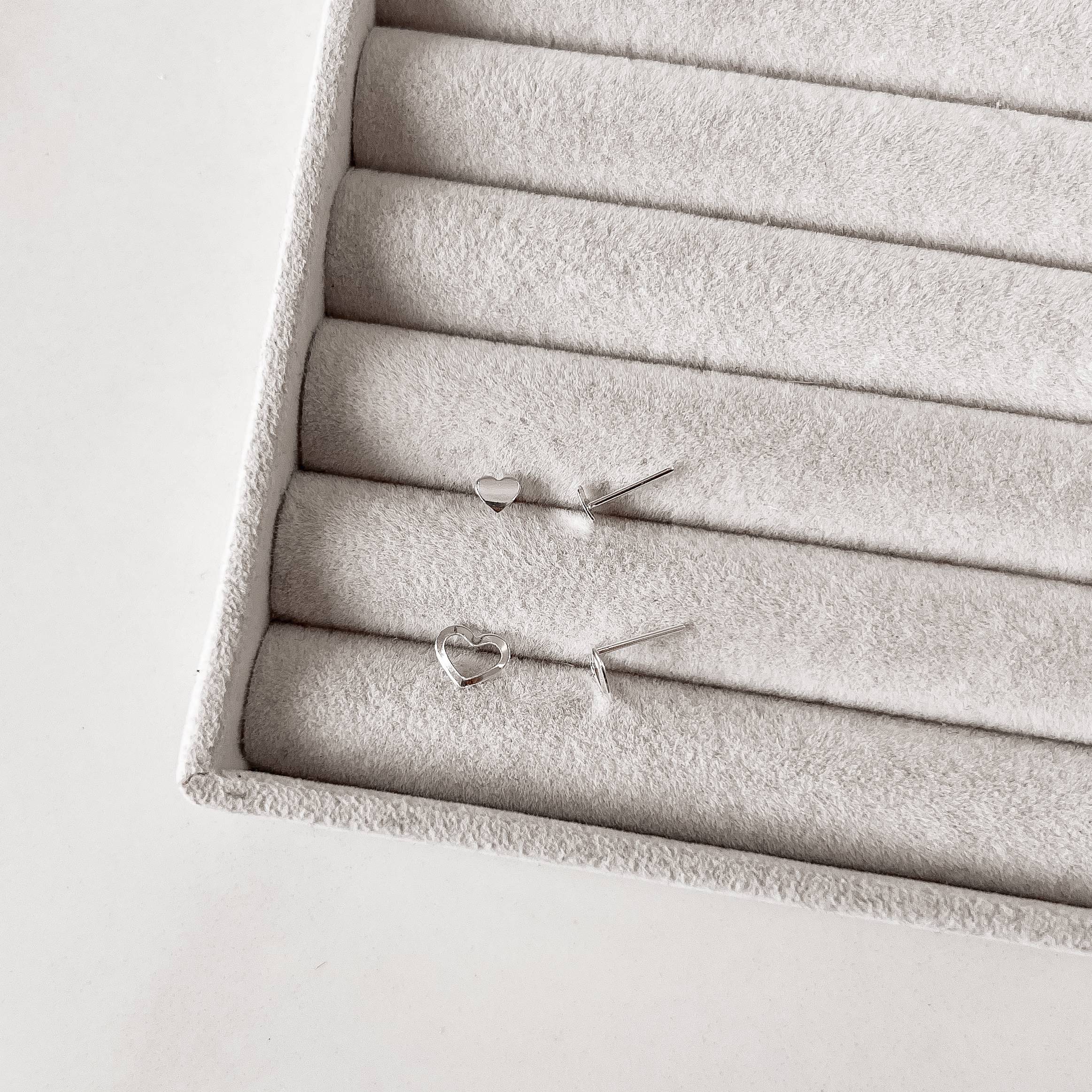 Imagem Secundária Dupla coração 5mm e coração vazado 8mm