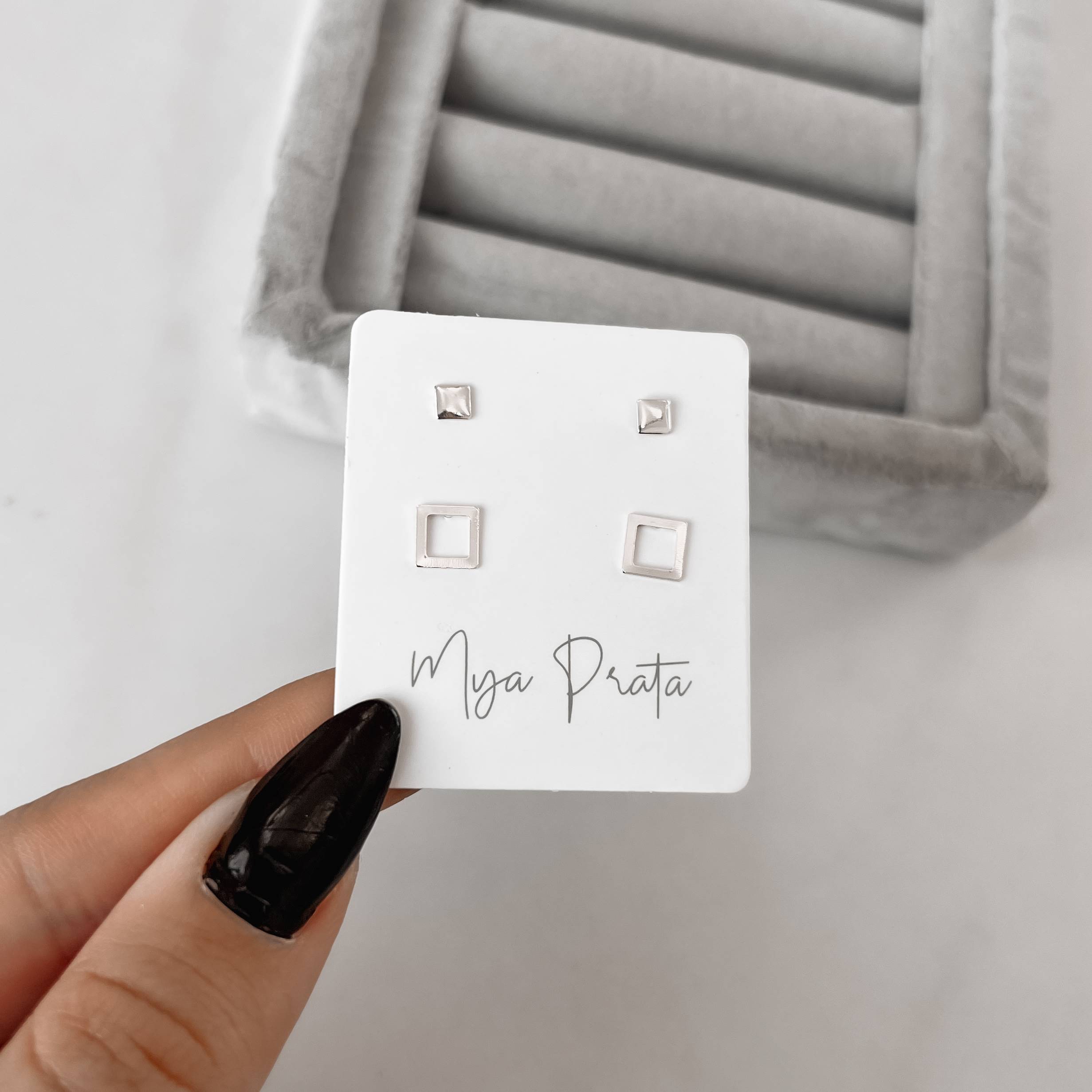 Imagem Secundária Dupla quadrado 3mm e quadrado vazado 6mm