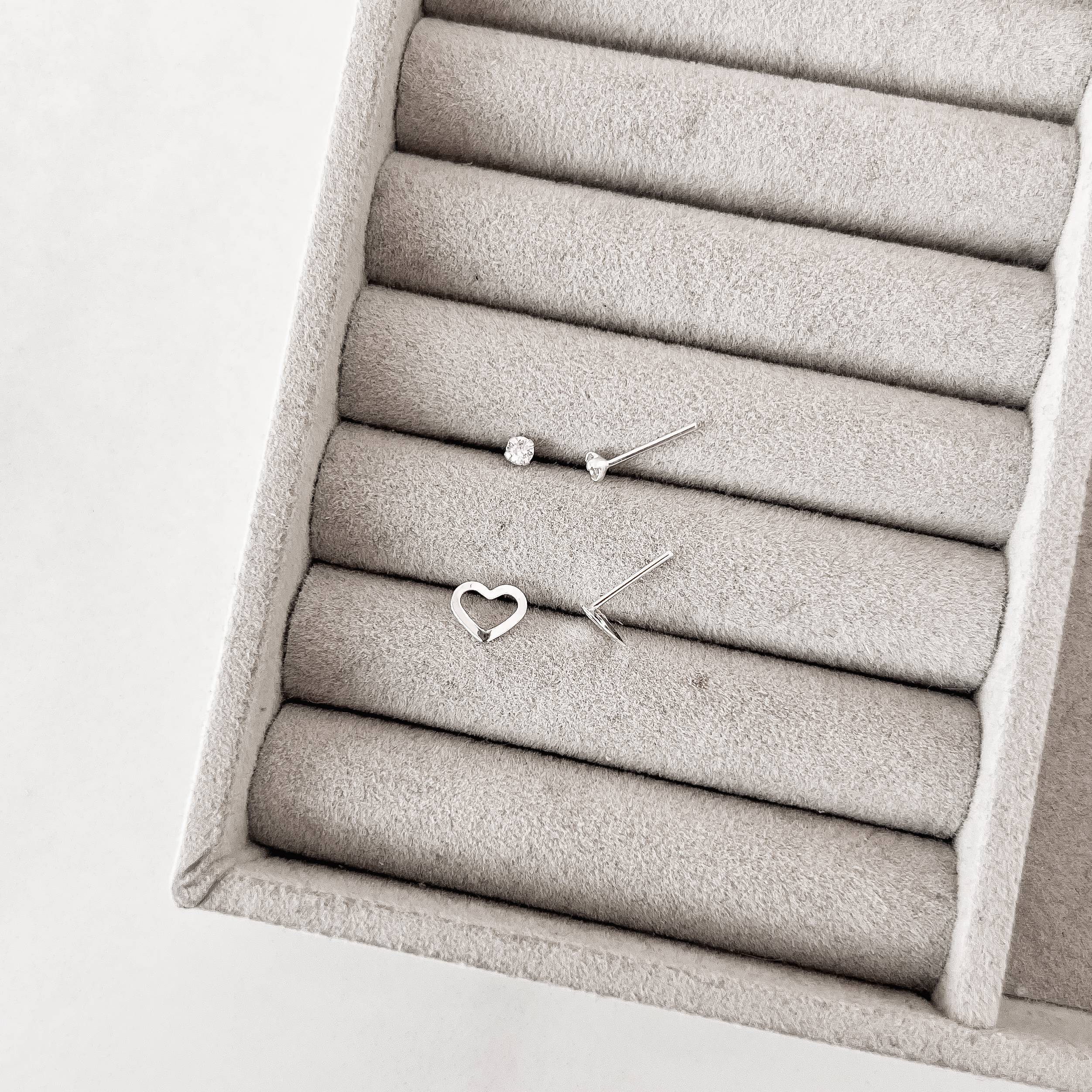 Imagem Dupla zircônia 3mm e coração vazado 8mm