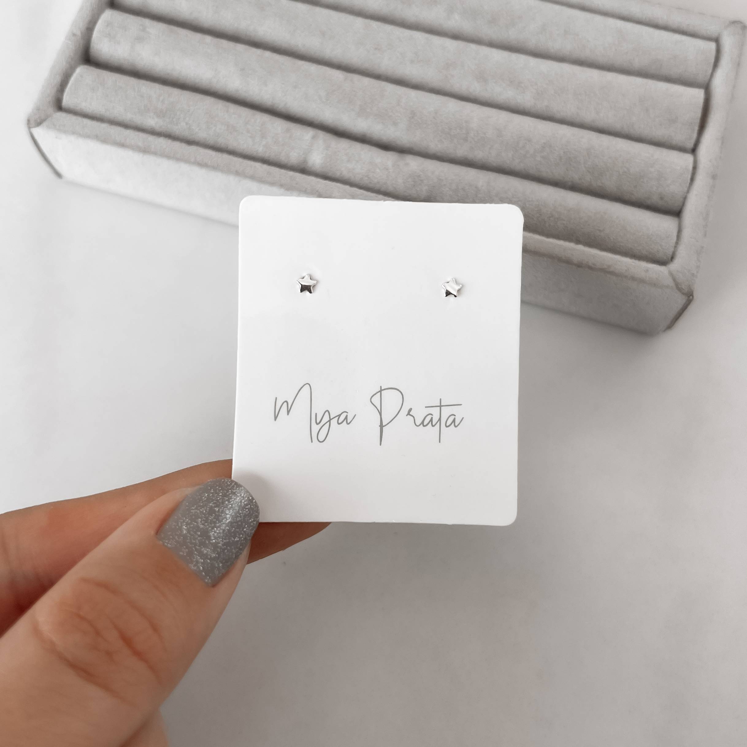 Imagem Secundária Brinco estrela 3mm