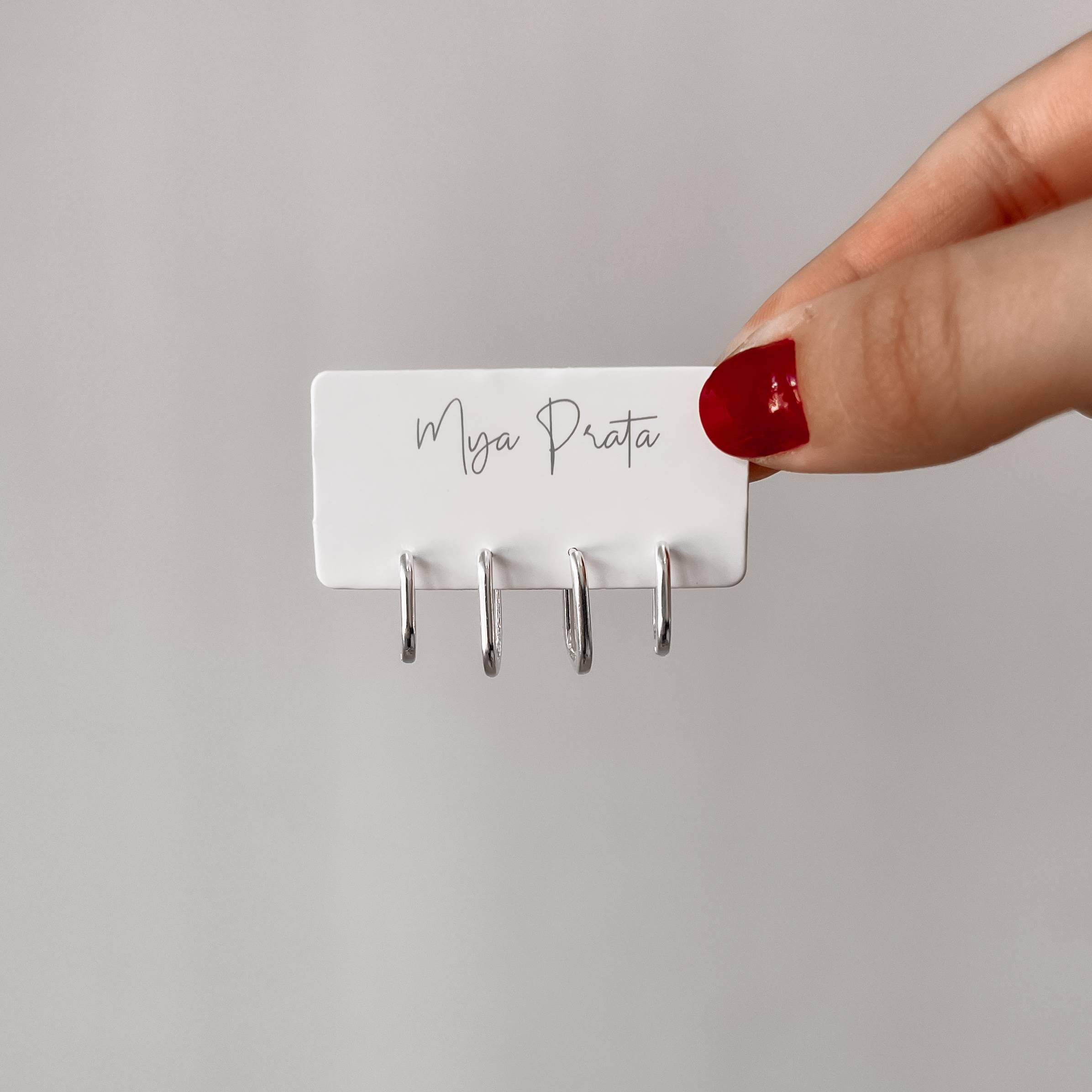 Imagem Secundária Dupla argolas click oval 13 e 15mm