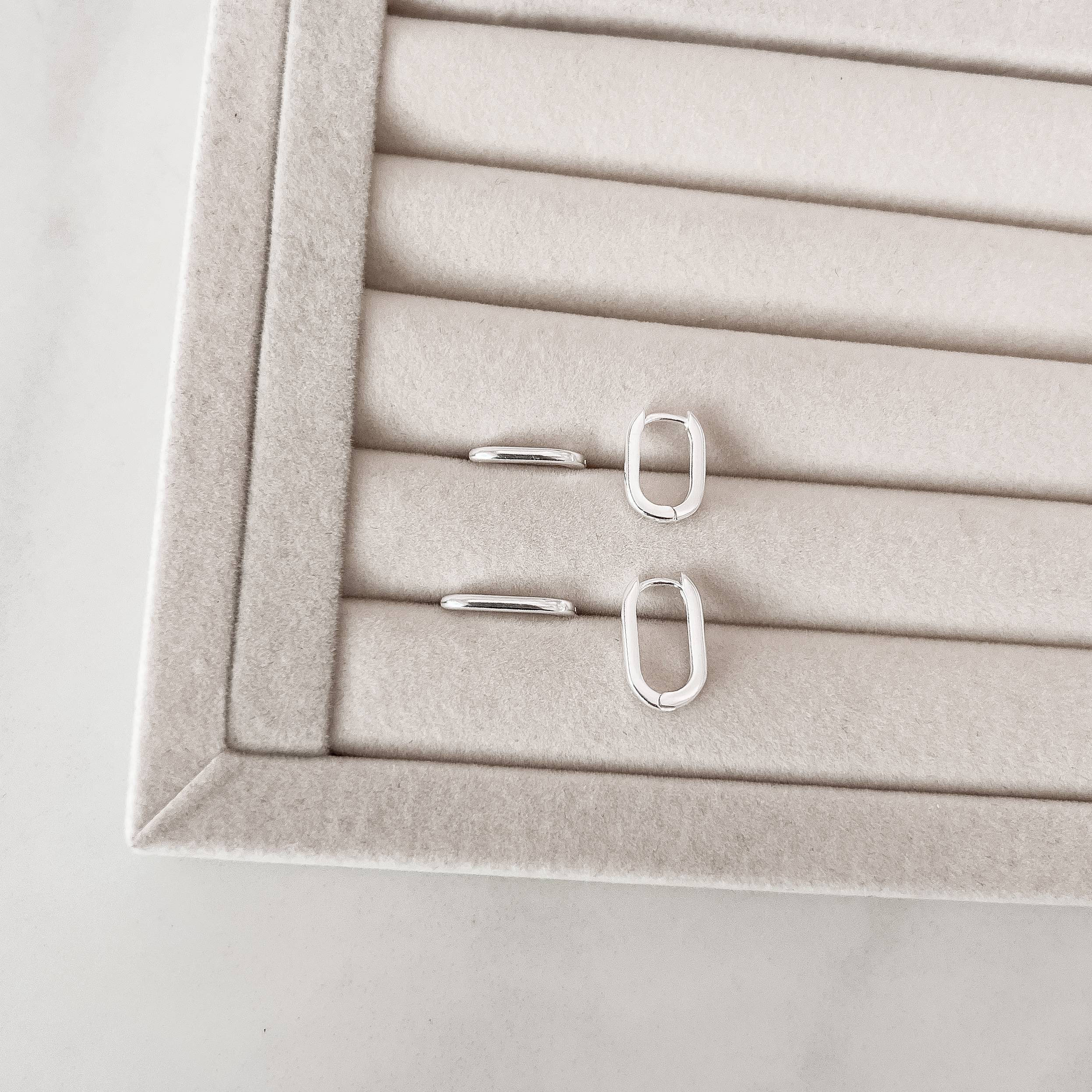 Imagem Dupla argolas click oval 13 e 15mm