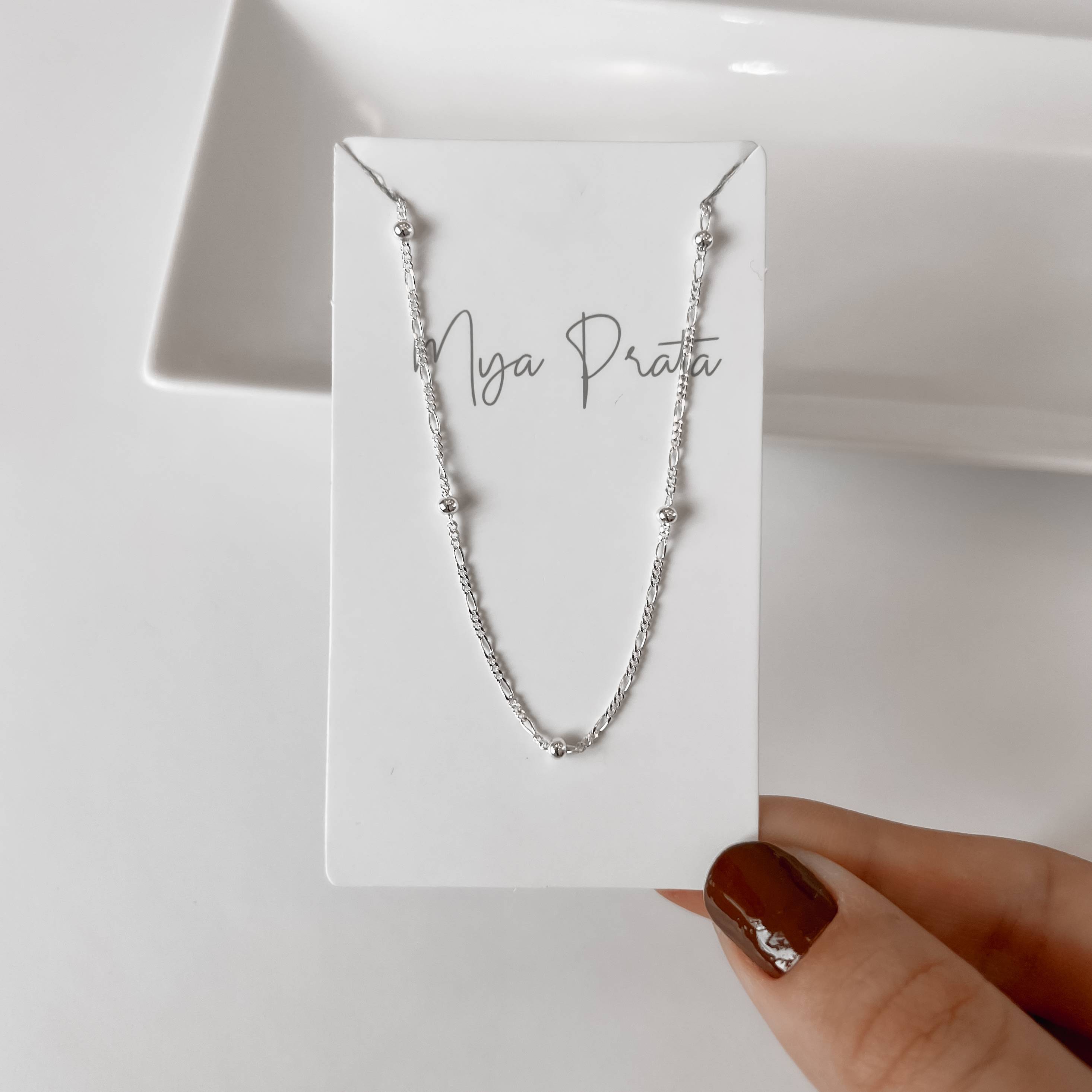 Corrente 3x1 com bolas 2.5 45cm