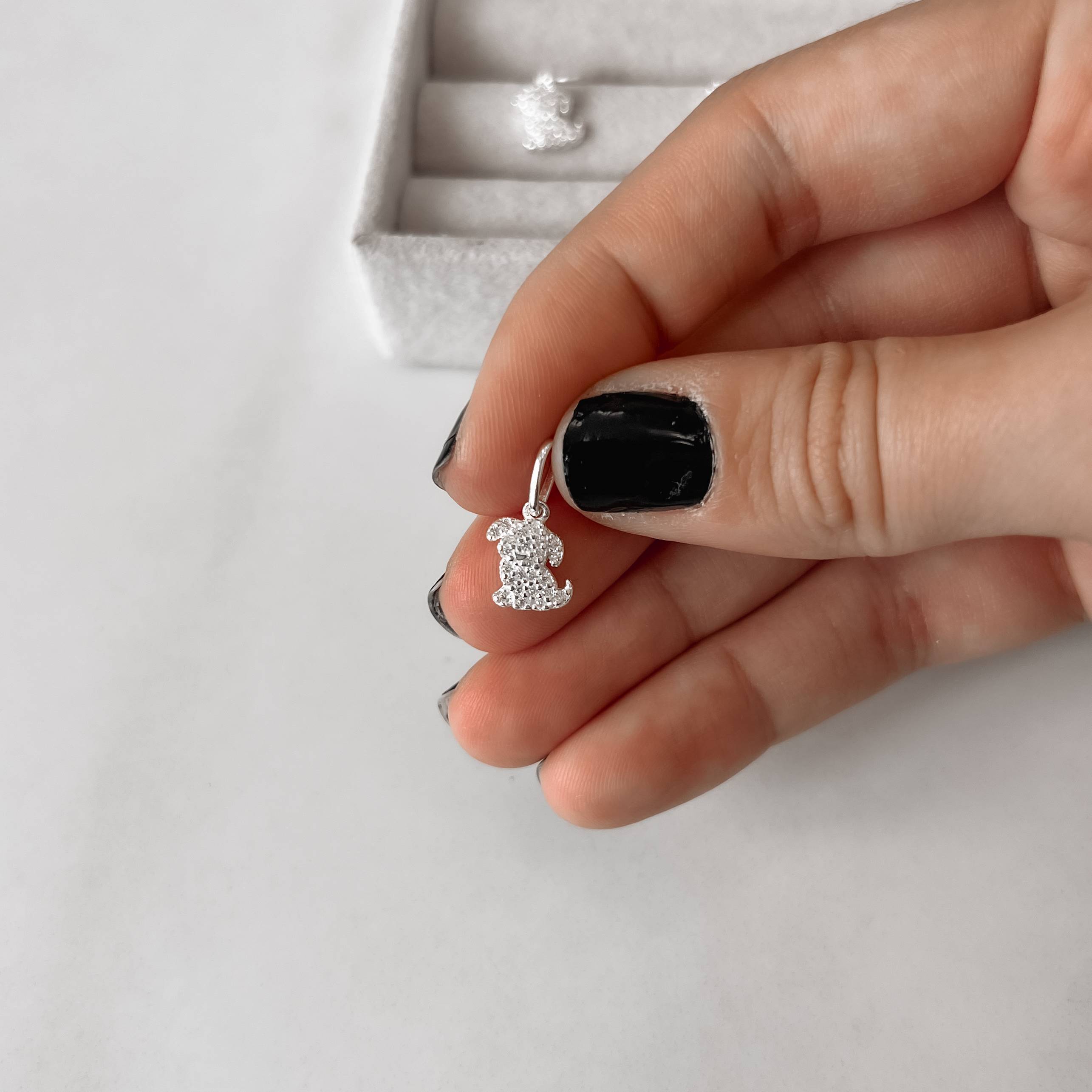 Imagem Secundária Pingente cachorro cravejado 9mm