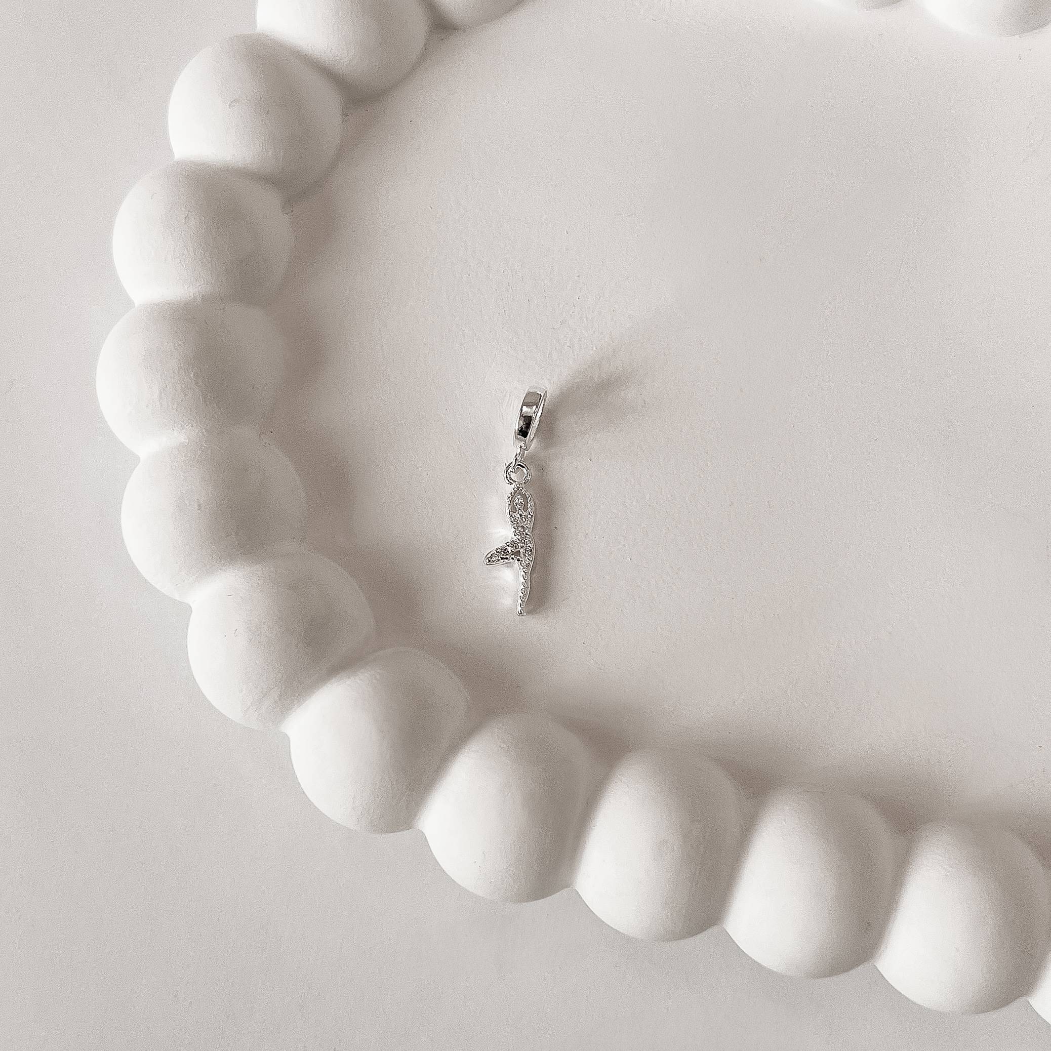 Imagem Berloque pingente yoga cravejado 13mm