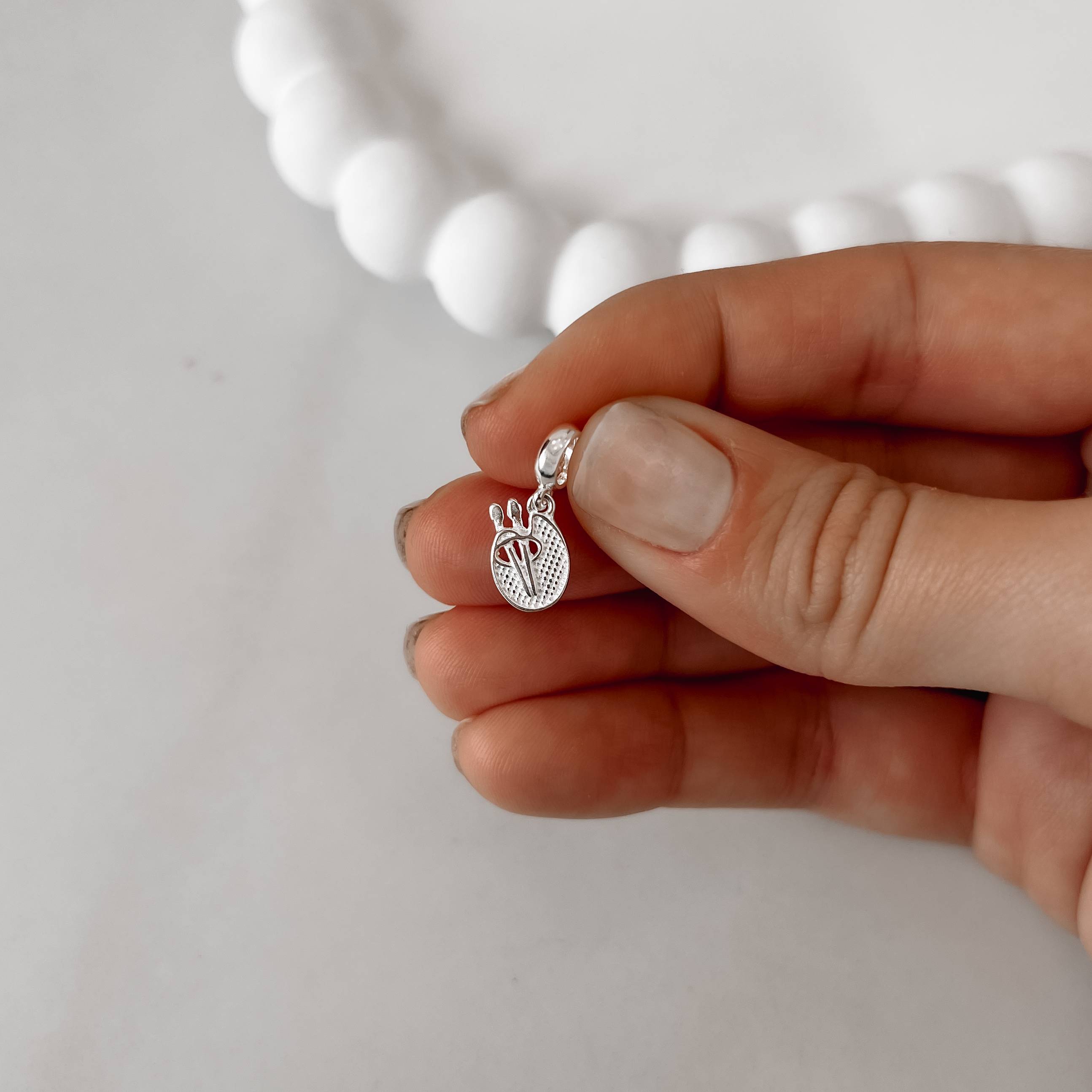 Imagem Secundária Berloque pingente paleta pintura resina 11mm