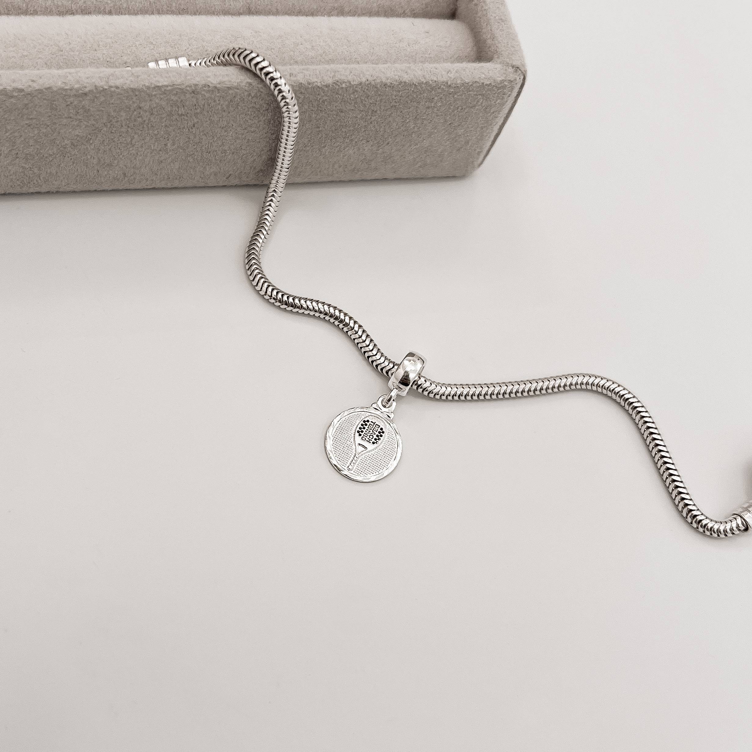 Imagem Berloque pingente medalha raquete beach tennis resina 11mm