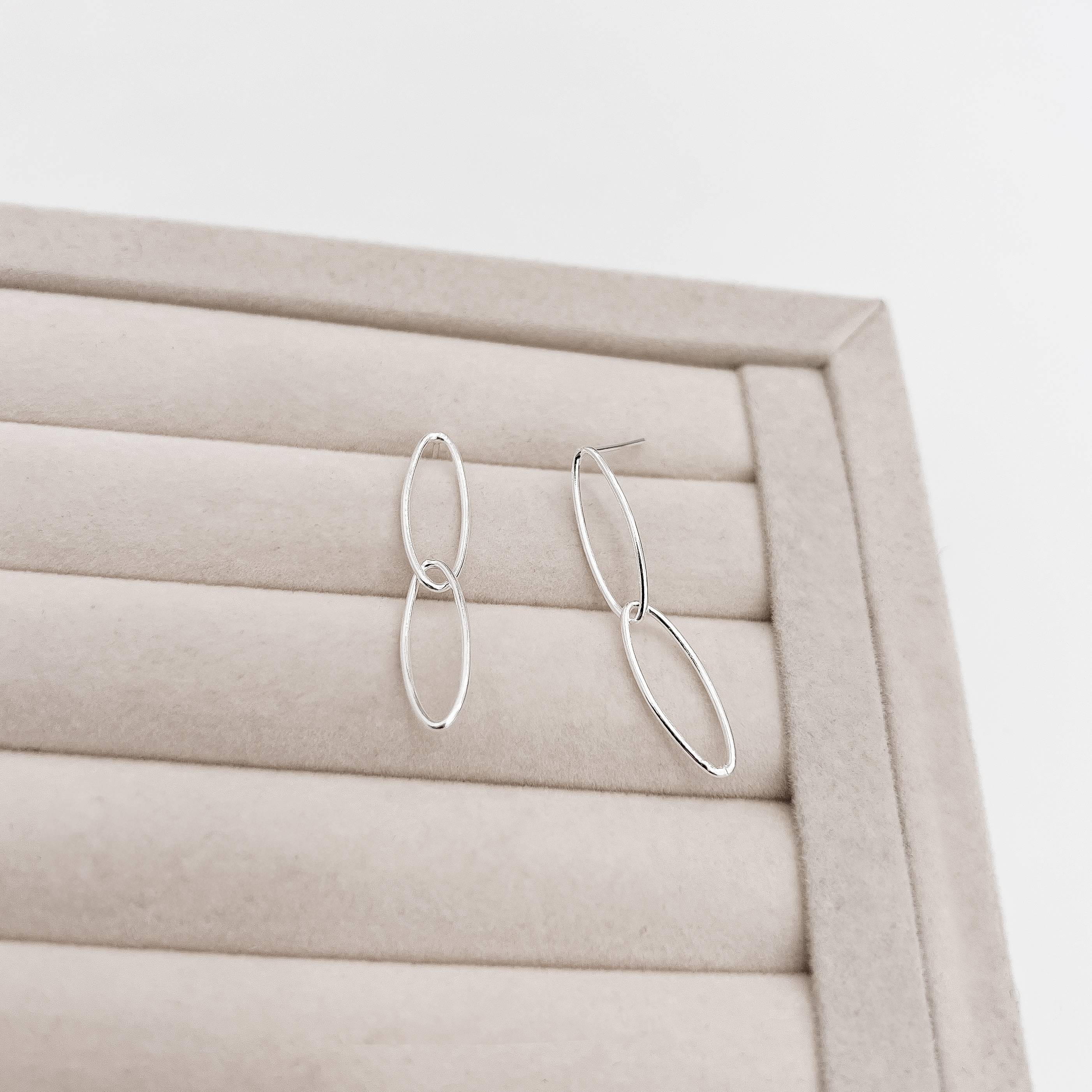 Brinco elos navete 38mm