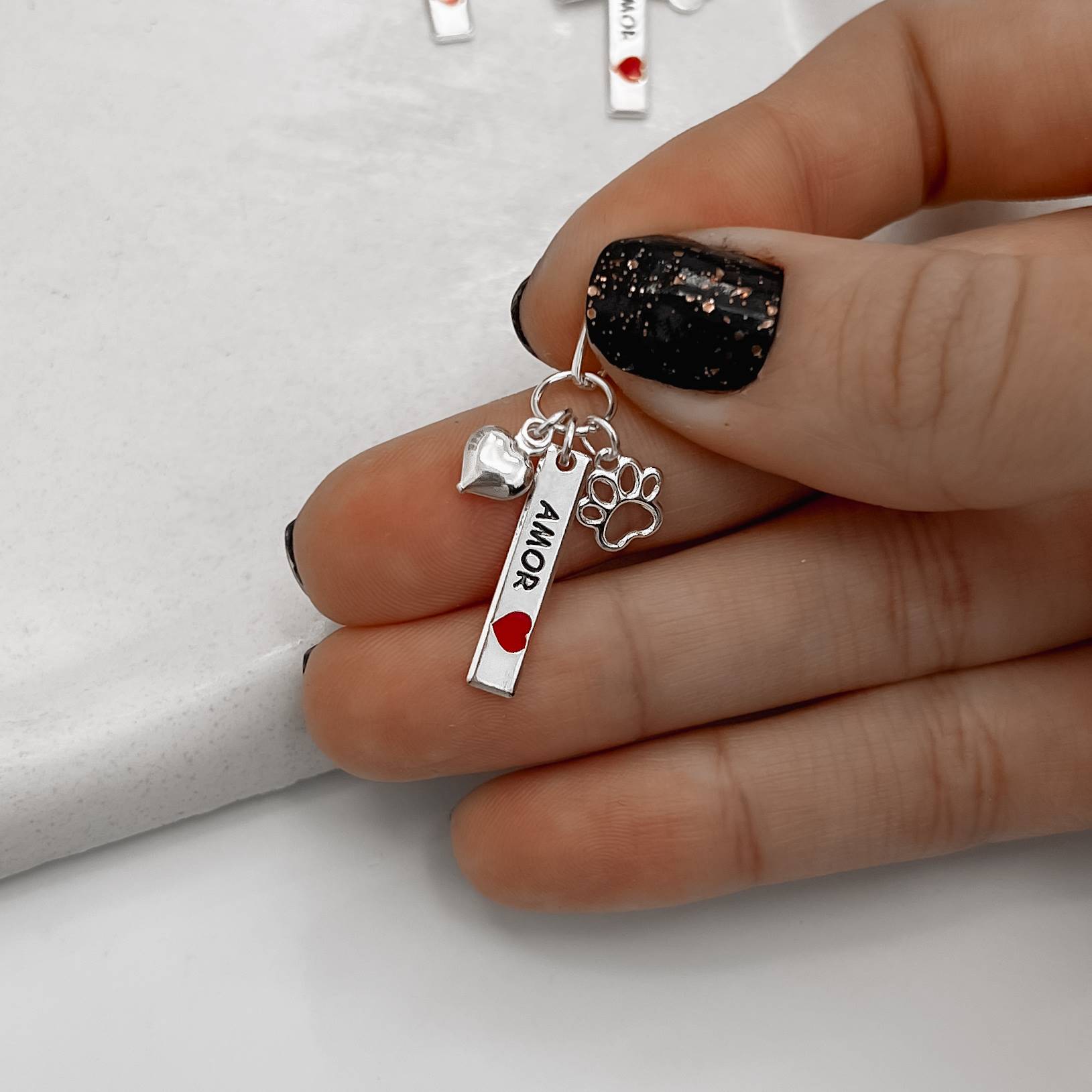 Imagem Secundária Pingente patuá amor