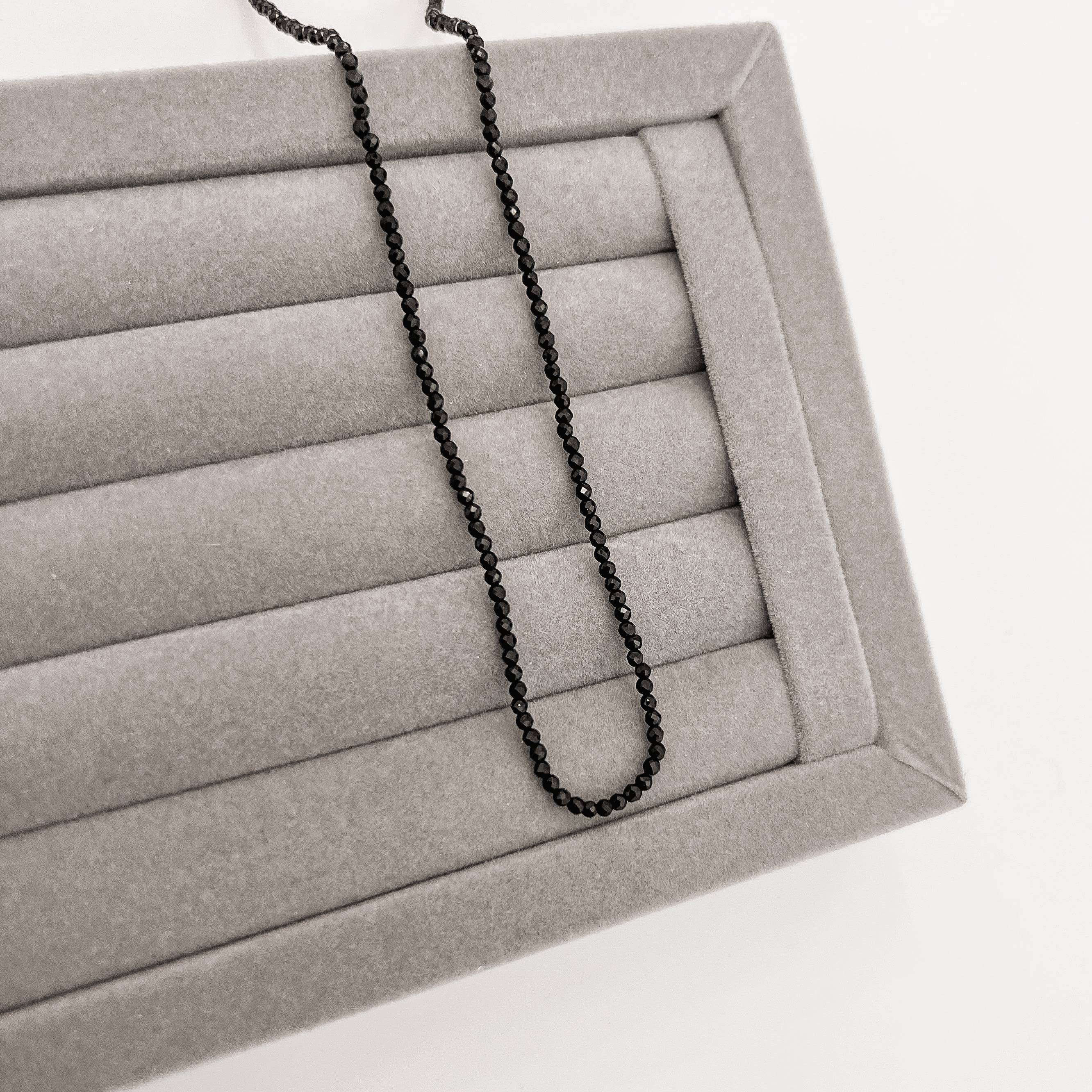 Imagem Choker cristal preto 2mm com alongadora