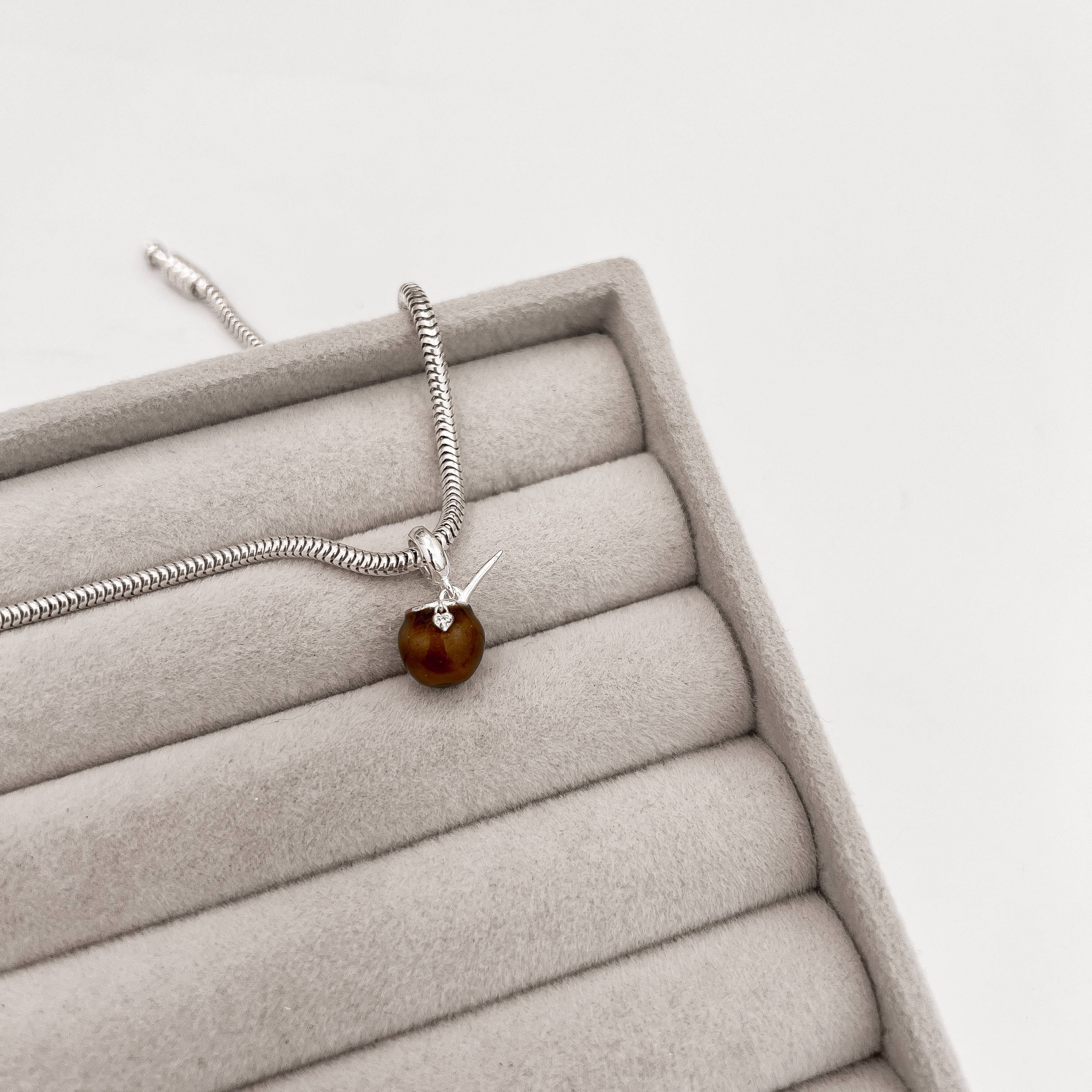 Imagem Secundária Berloque pingente cuia chimarrão 16mm resina