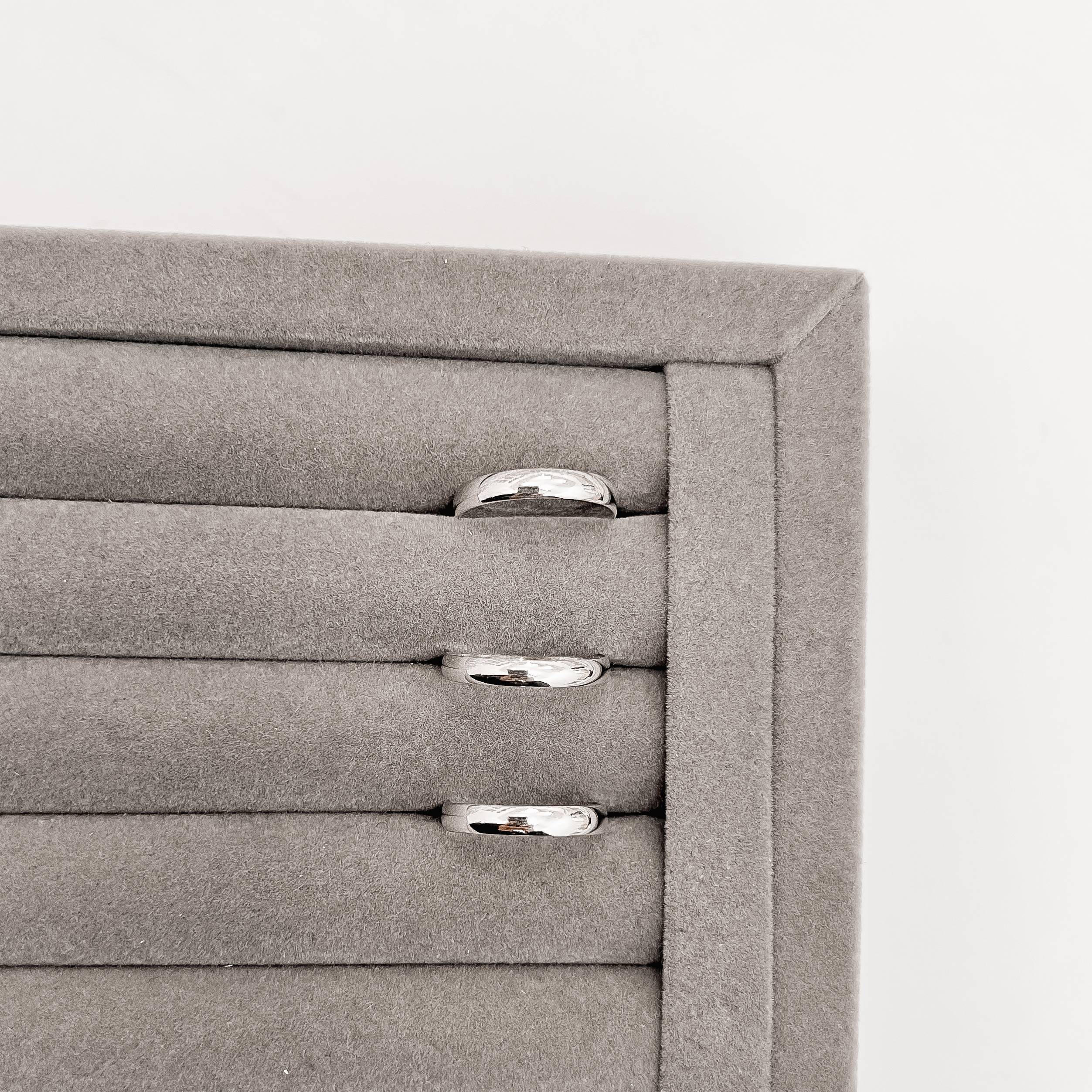 Aliança fio meia cana 3mm