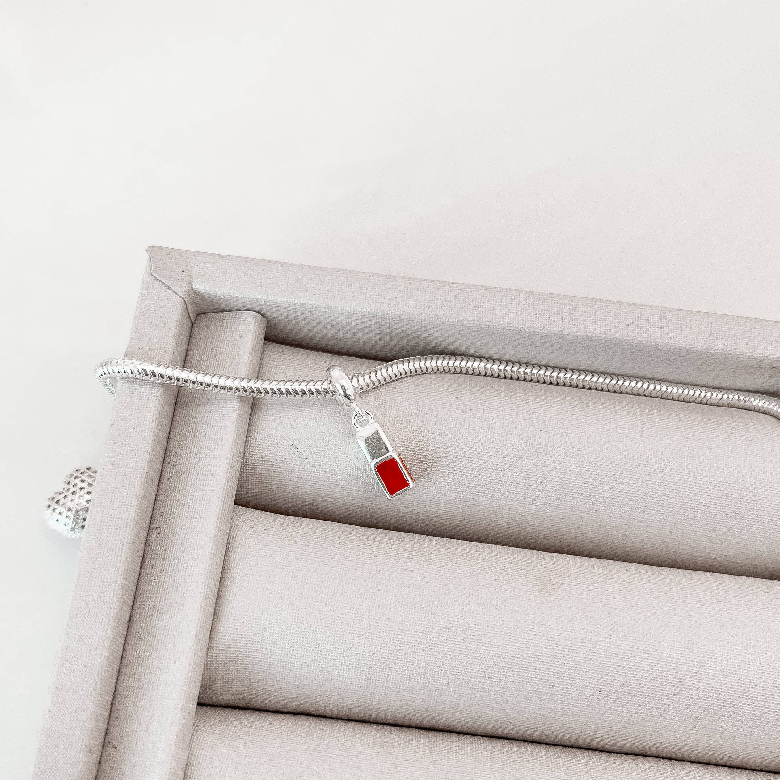 Imagem Secundária Berloque pingente esmalte resina 10mm