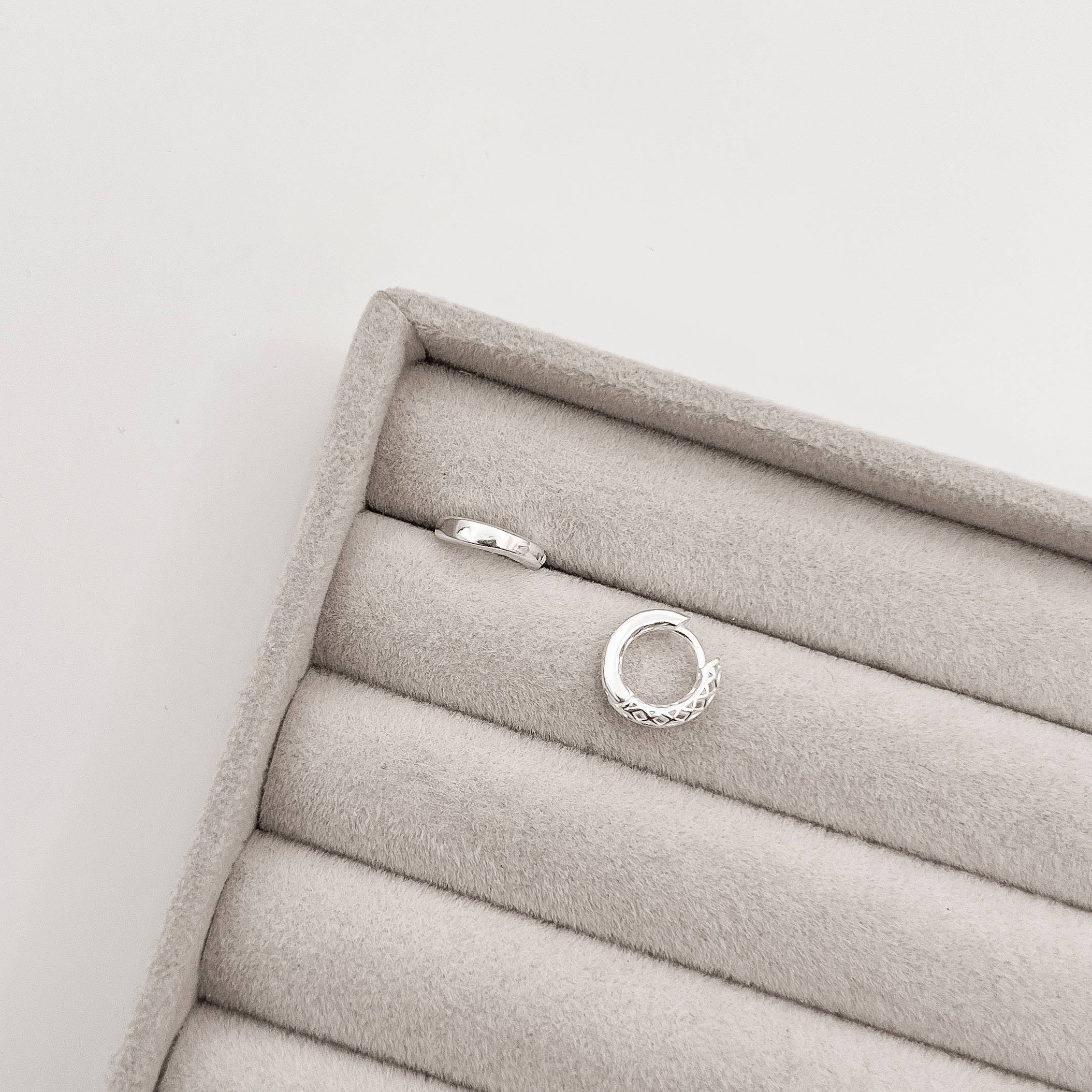 Argola click 10mm detalhe 3D