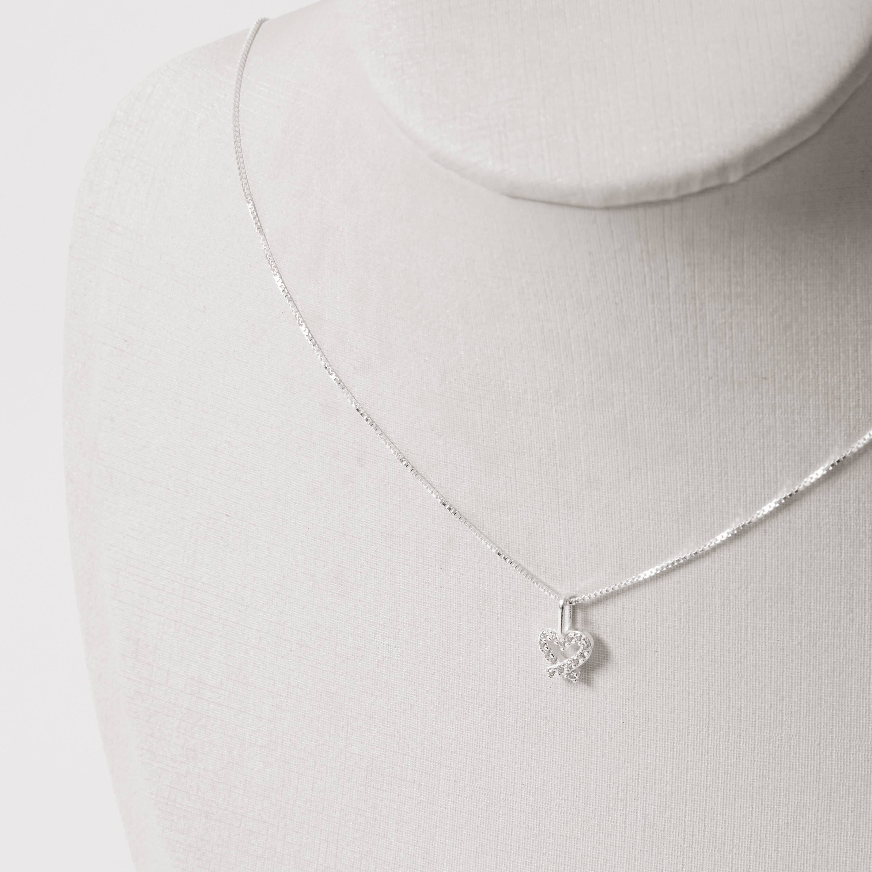 Imagem Secundária Conjunto brinco e colar volta coração cravejado 7mm 40cm