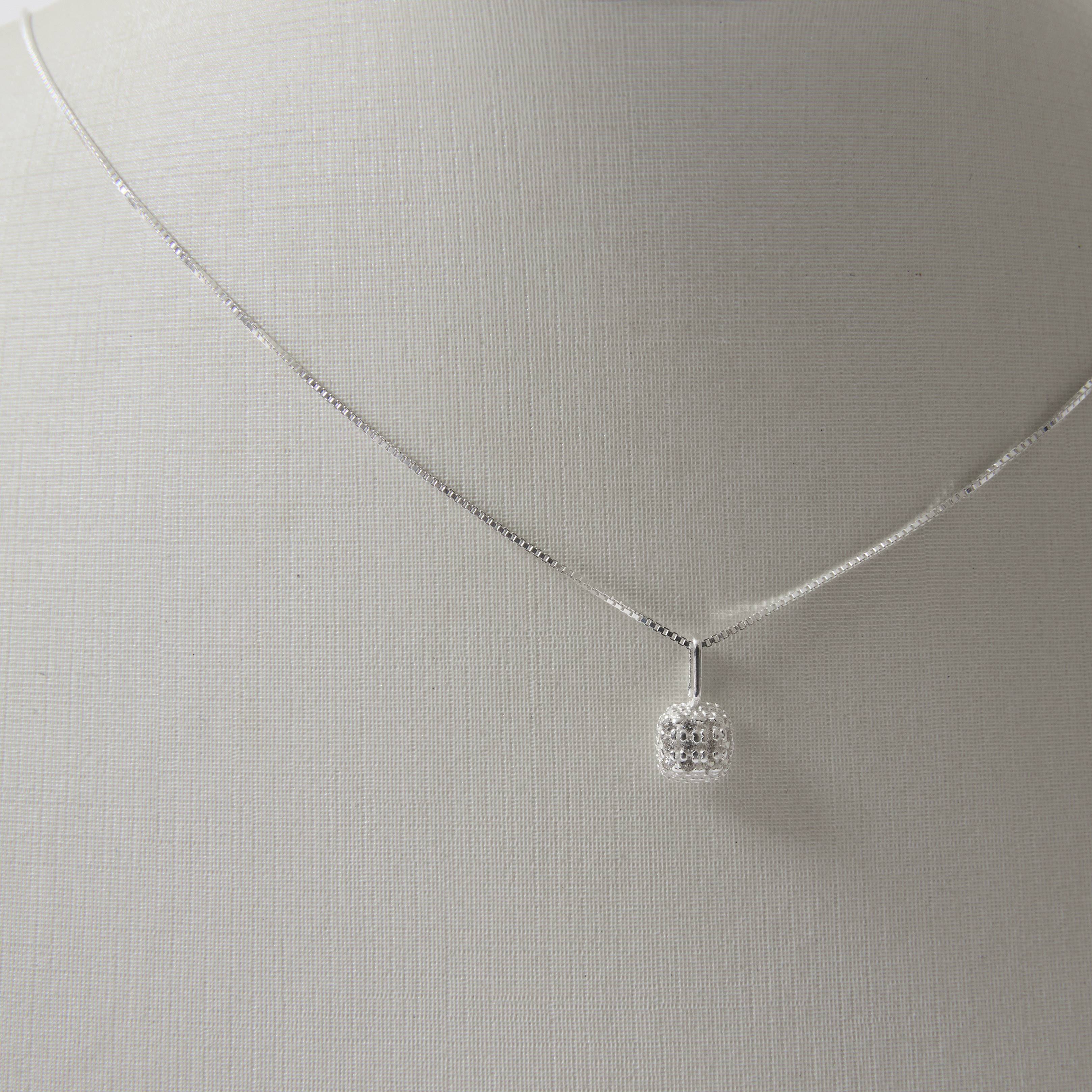 Imagem Secundária Conjunto brinco e colar quadrado cravejado 6mm 40cm