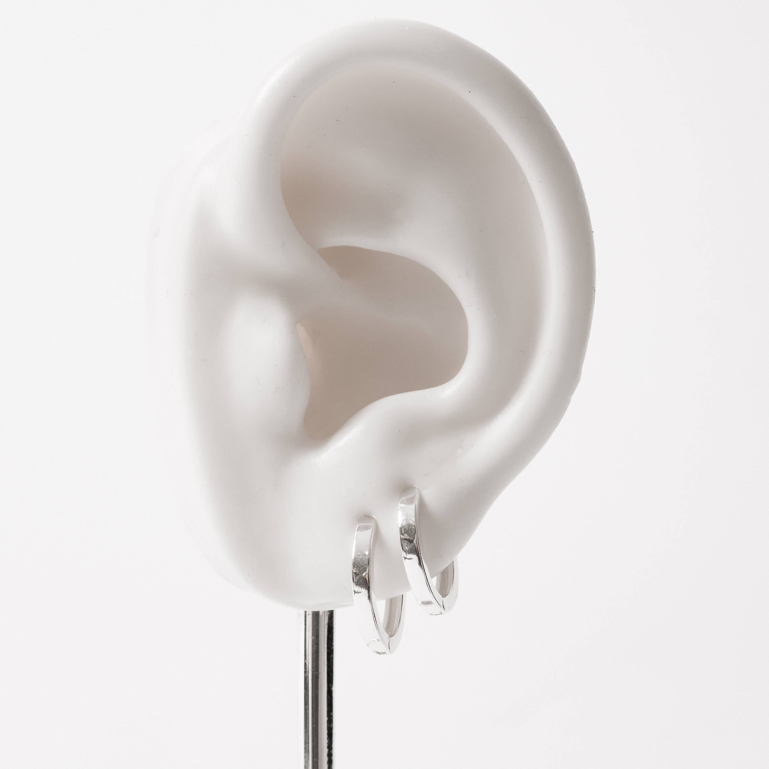 Imagem Dupla argolas click 11 e 13mm fio quadrado